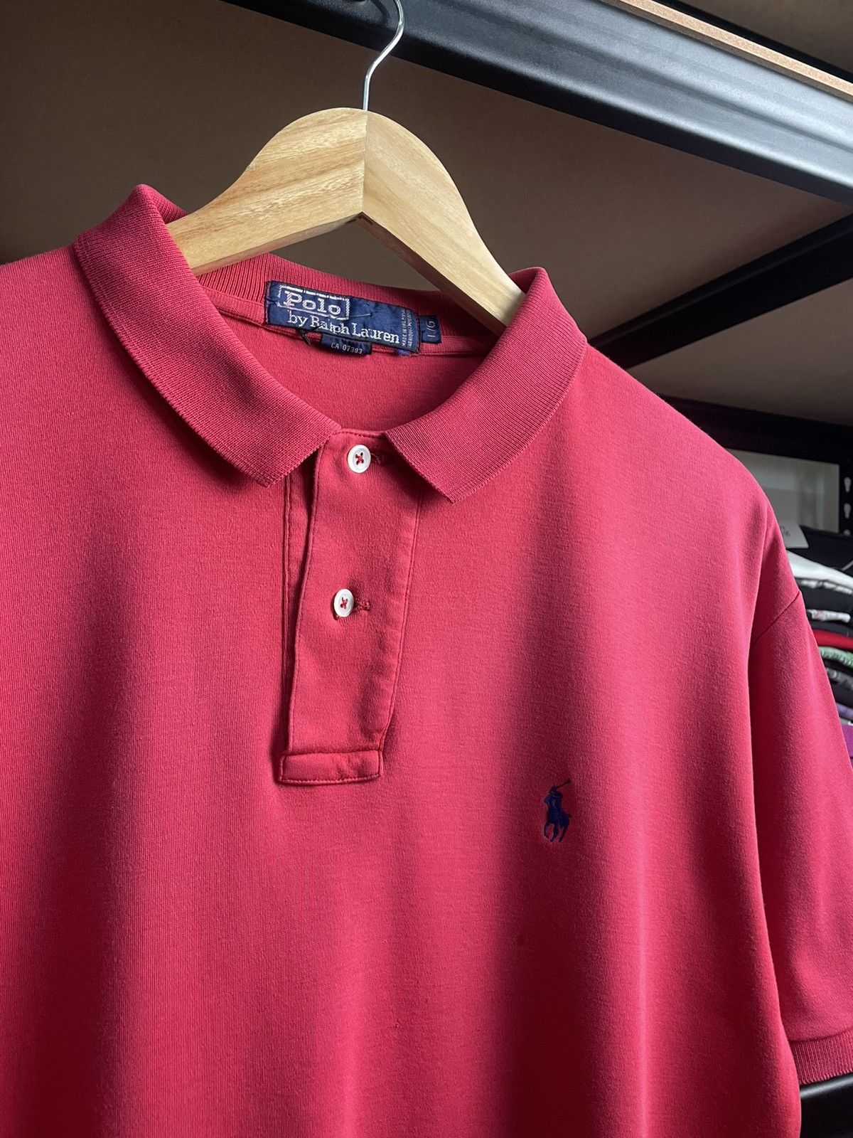 Polo Ralph Lauren Polo Ralph Lauren red short-sleeve polo shirt Size US L / EU 52-54 / 3 - 2 Thumbnail