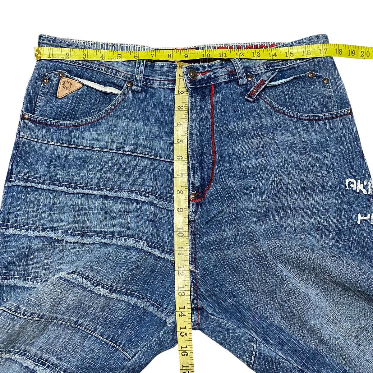 Akademiks Vintage Akademiks Denim Painter Baggy Jeans Size US 35 - 16 Thumbnail