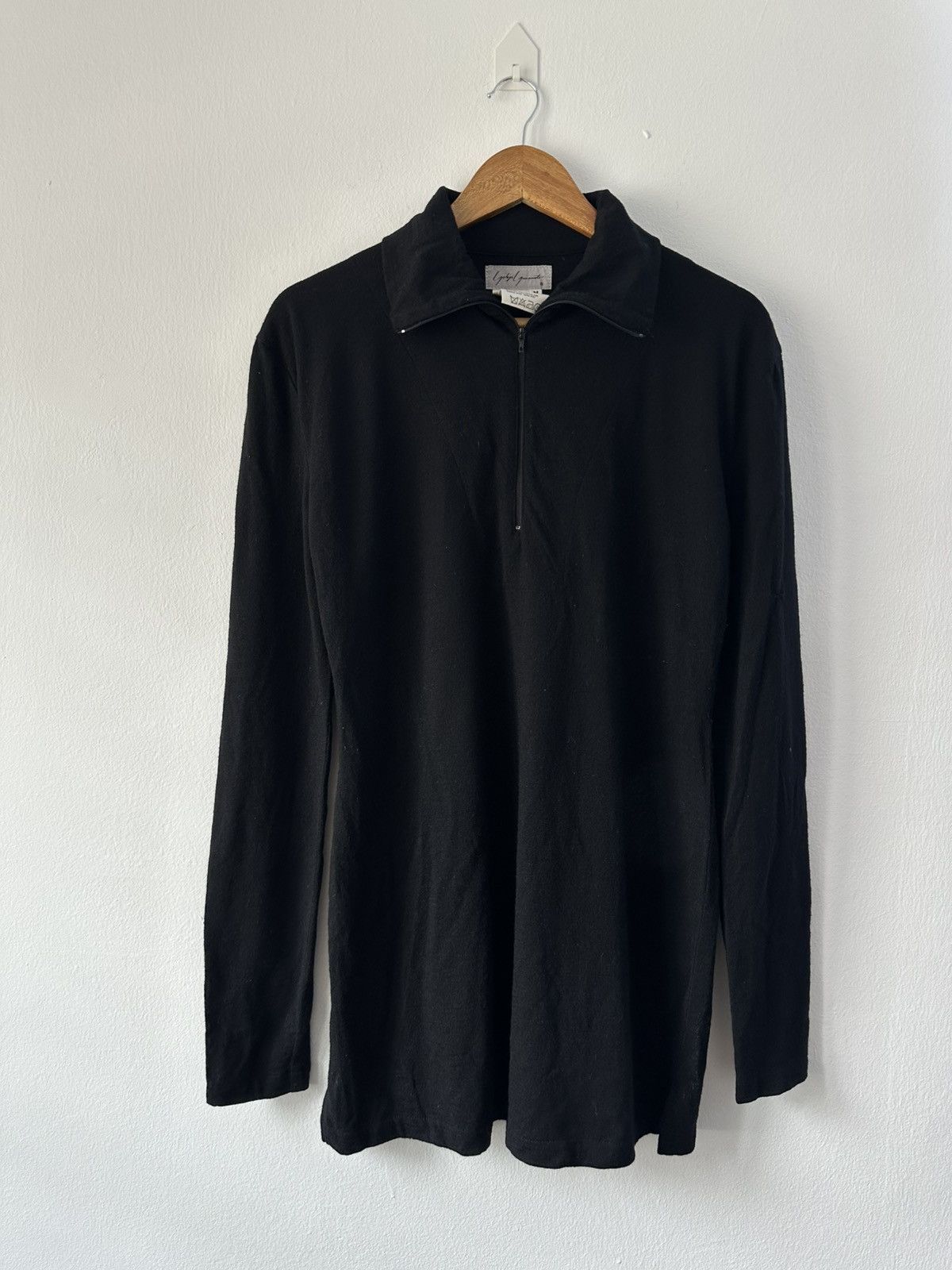 Yohji Yamamoto Yohji Yamamoto Laine Wool Half Zipper Size US M / EU 48-50 / 2 - 1 Thumbnail