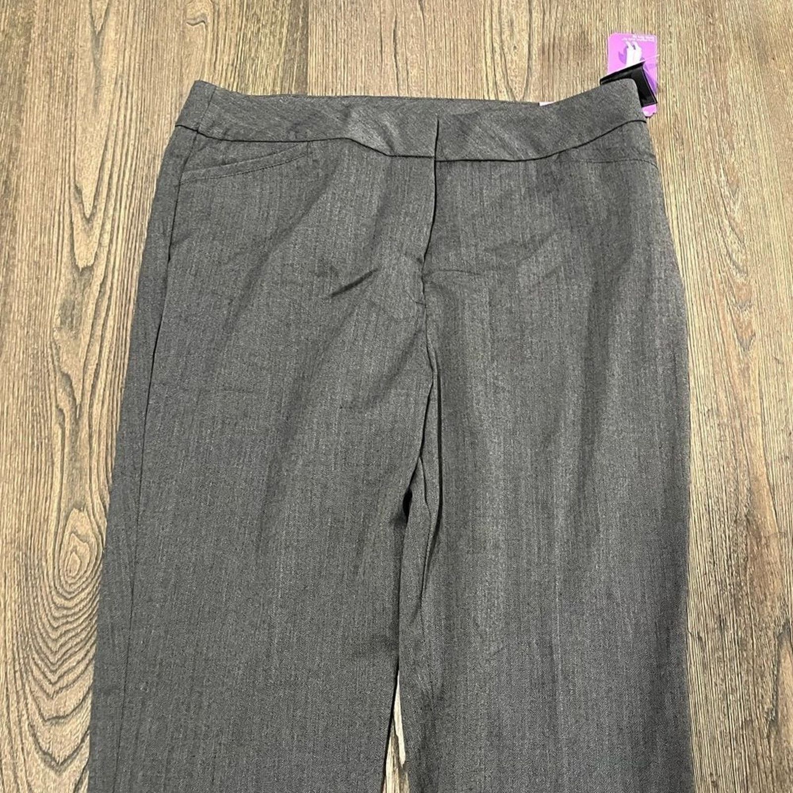 Vintage NWT Investments Barely Flare Leg Pants The PARK AVE 14 Long Size 36" / US 14 / IT 50 - 3 Thumbnail
