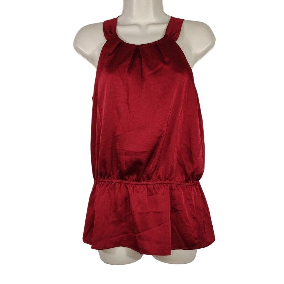 Ann Taylor Ann Taylor Sleeveless Peplum Tank Top Blouse Women Size 4P R Size S / US 4 / IT 40 - 1 Thumbnail