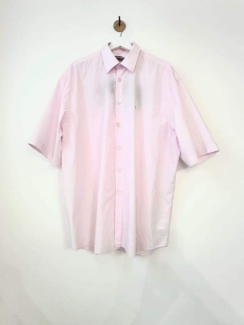 Raf Simons Raf simons Twepp Six Gentlemen Pink Short Sleeve Loose Shi Size US M / EU 48-50 / 2 - 1 Thumbnail