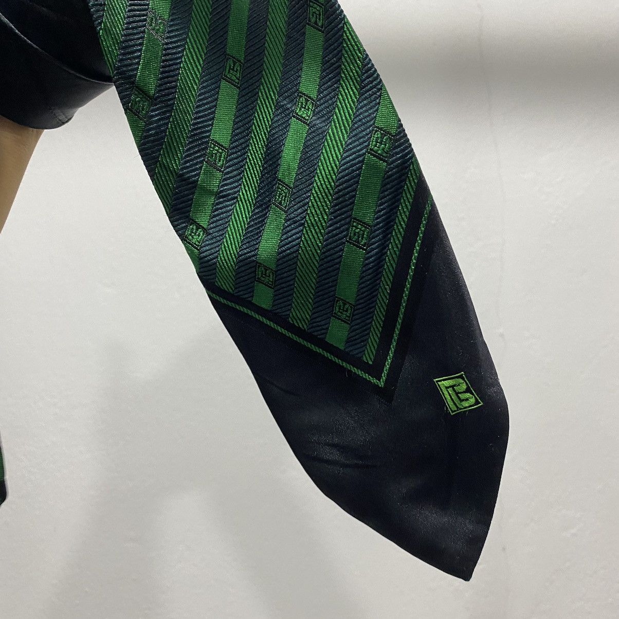 Balmain × Designer × Pierre Balmain Pierre Balmain Monogram Neck Tie Size ONE SIZE - 2 Thumbnail
