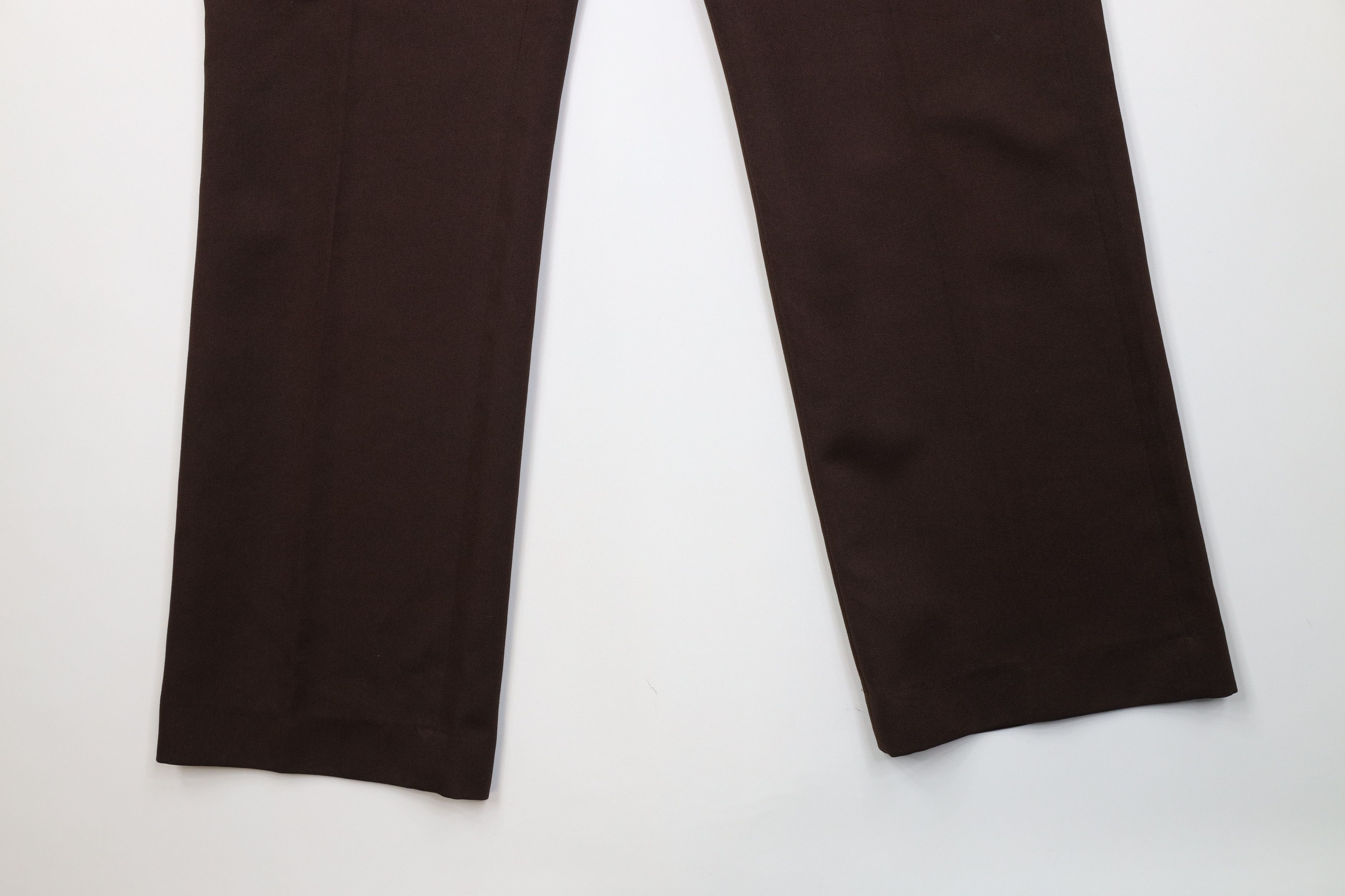 Vintage Vintage 70s Streetwear Flared Wide Leg Chino Pants Brown USA Size US 36 / EU 52 - 4 Thumbnail