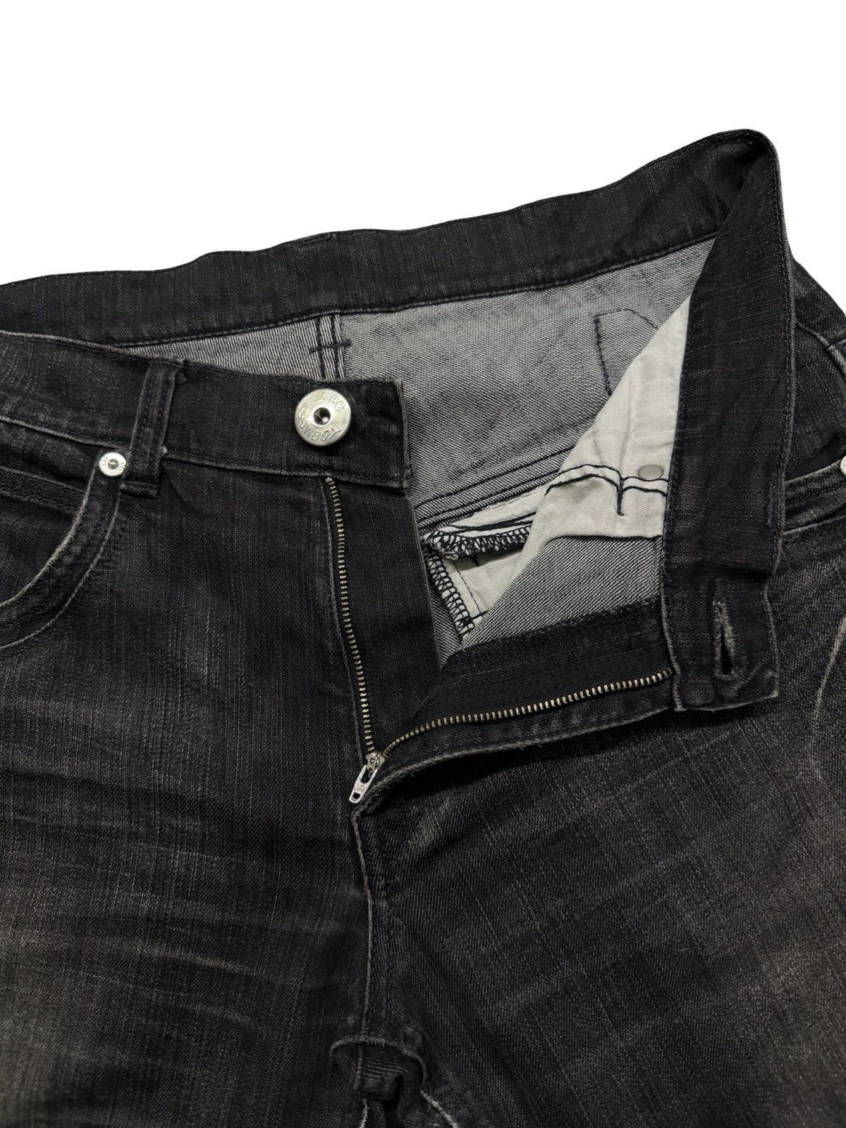 Lee Vintage Y2K Lee Cowboy Buckle Back | Japan biker Denim | W34 Size US 34 / EU 50 - 9 Thumbnail