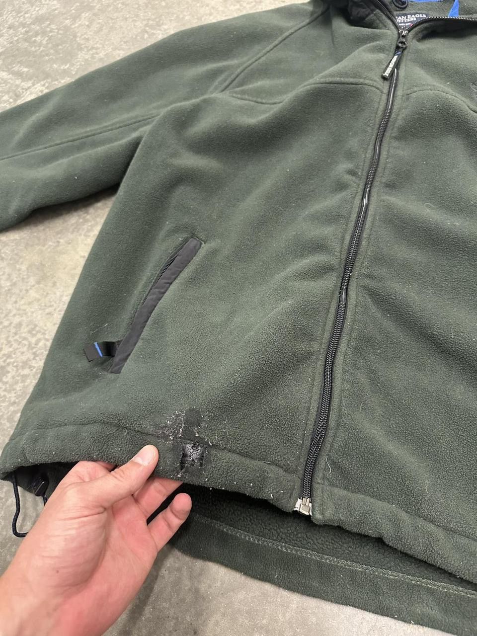American Eagle Outfitters Vintage 90s American Eagle Green Fleece Jacket Size XL Size US XL / EU 56 / 4 - 5 Thumbnail