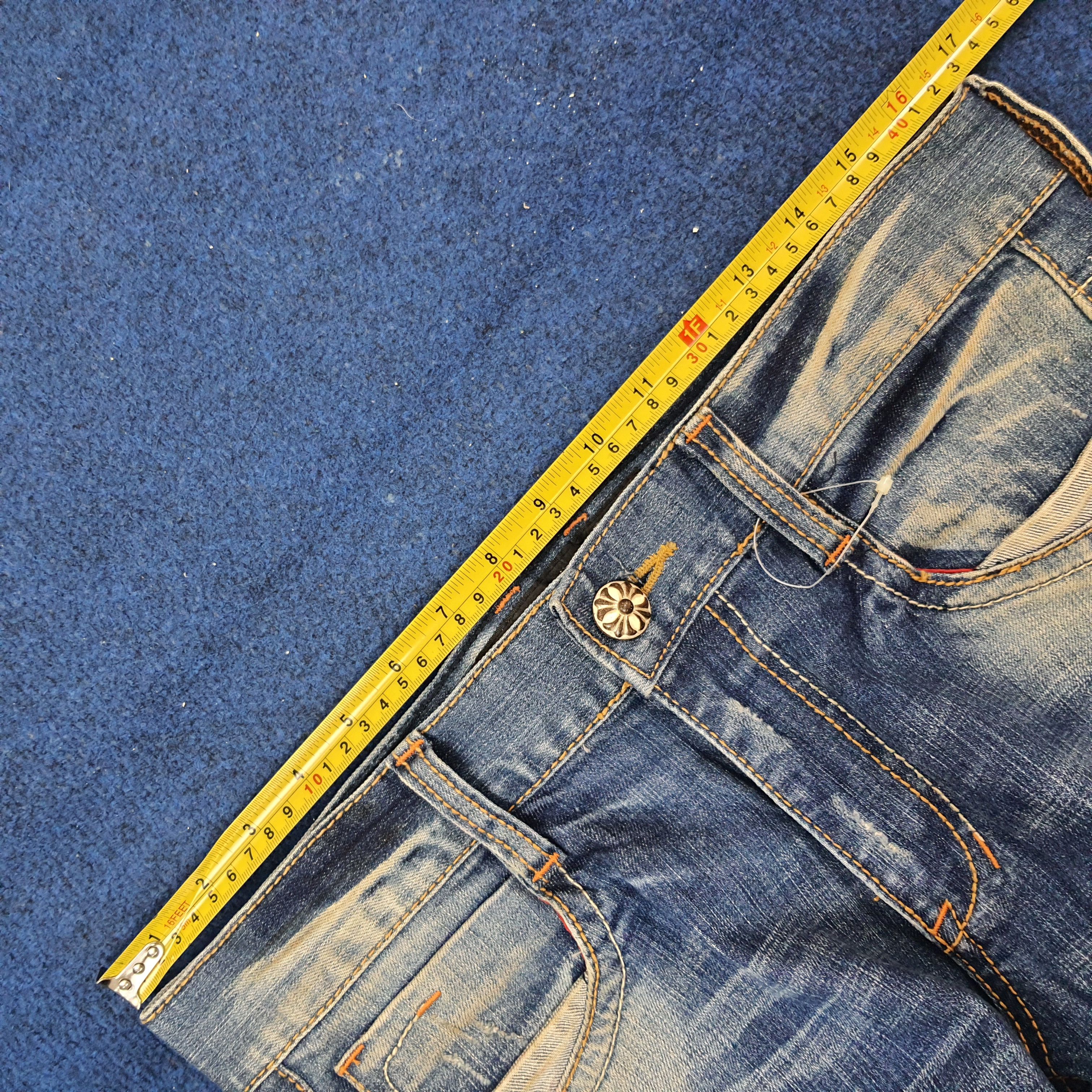 Japanese Brand Vintage Red Pepper Japan Denim Y2K Aesthetic C258N8 Size US 32 / EU 48 - 14 Thumbnail
