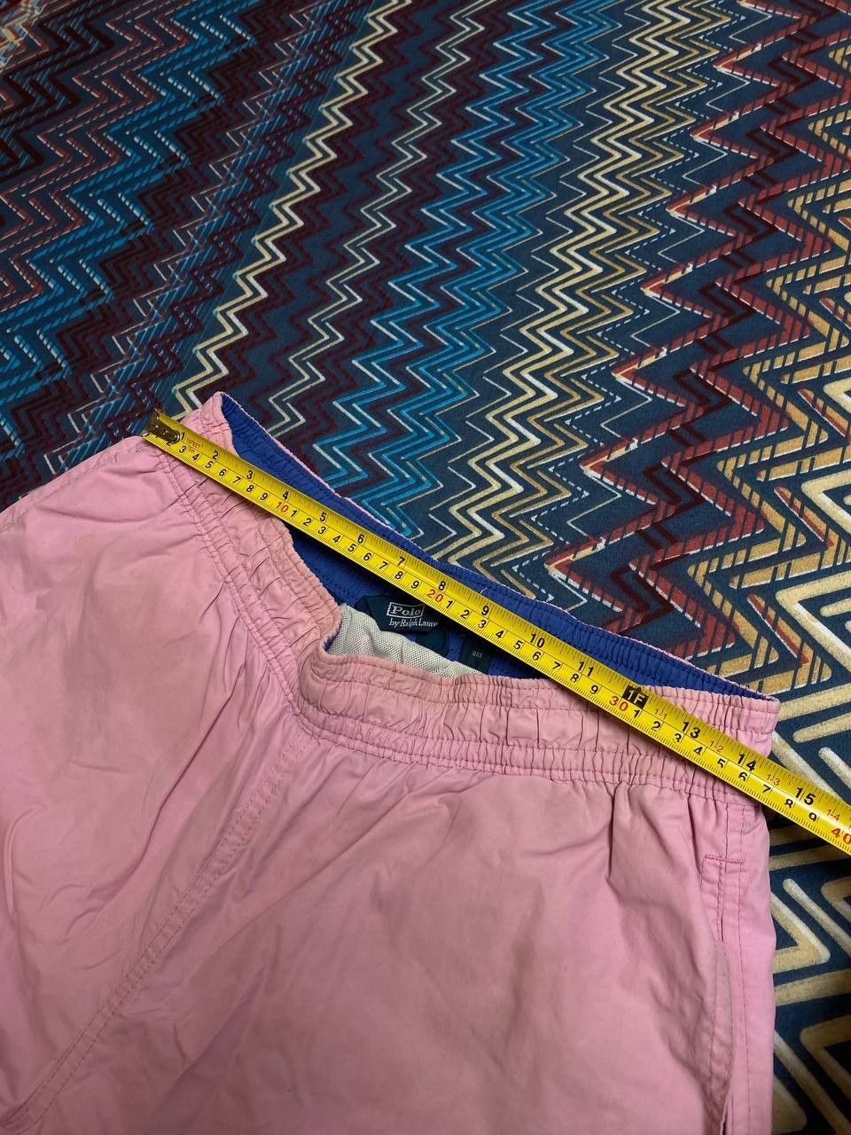Polo Ralph Lauren Vintage 2000s Polo Ralph Lauren Pink Nylon Swim Shorts Size US 32 / EU 48 - 8 Thumbnail