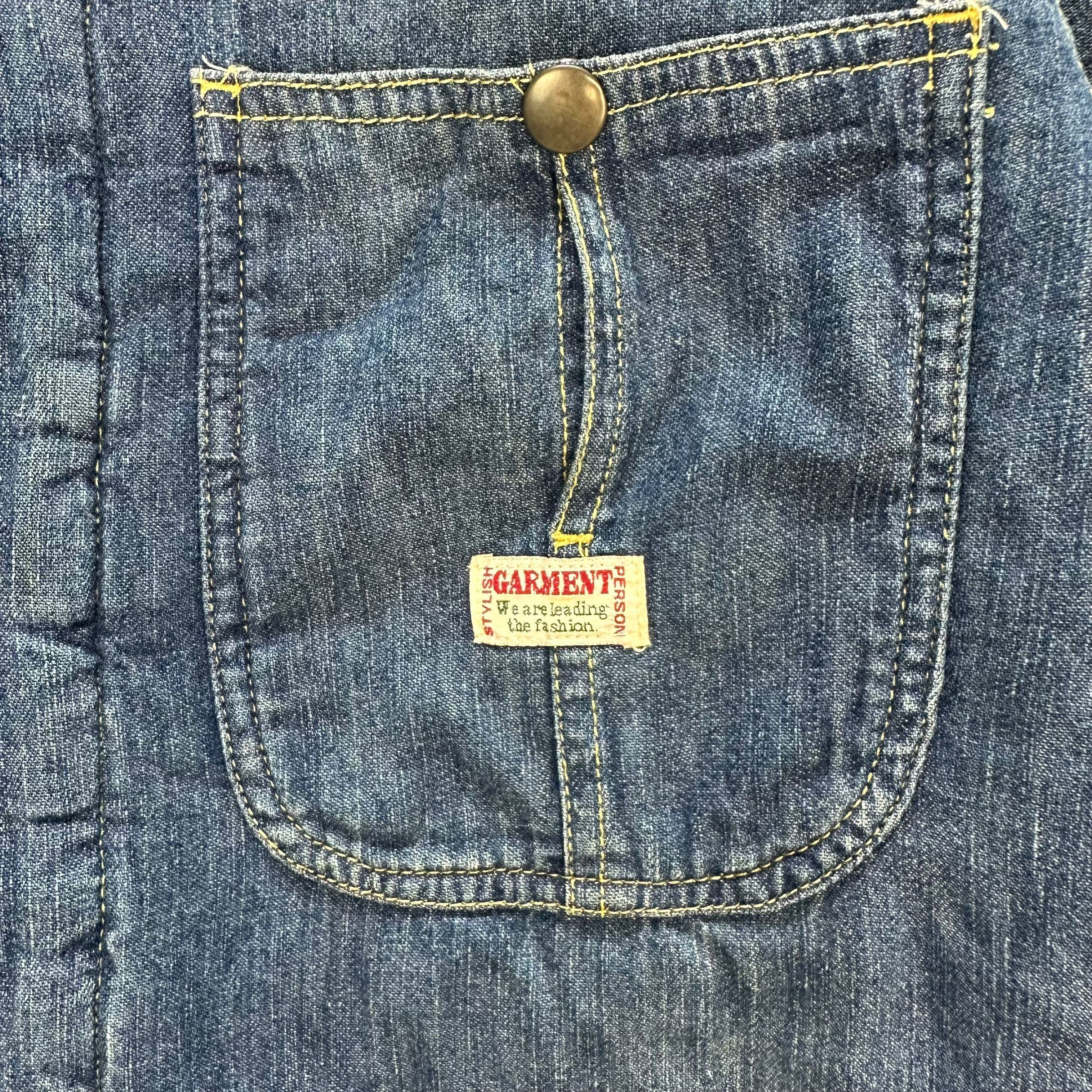 Vintage ALBEMARLE STYLISH GARMENT PERSON DENIM CHORE JACKET 7522-151 Size US M / EU 48-50 / 2 - 3 Thumbnail