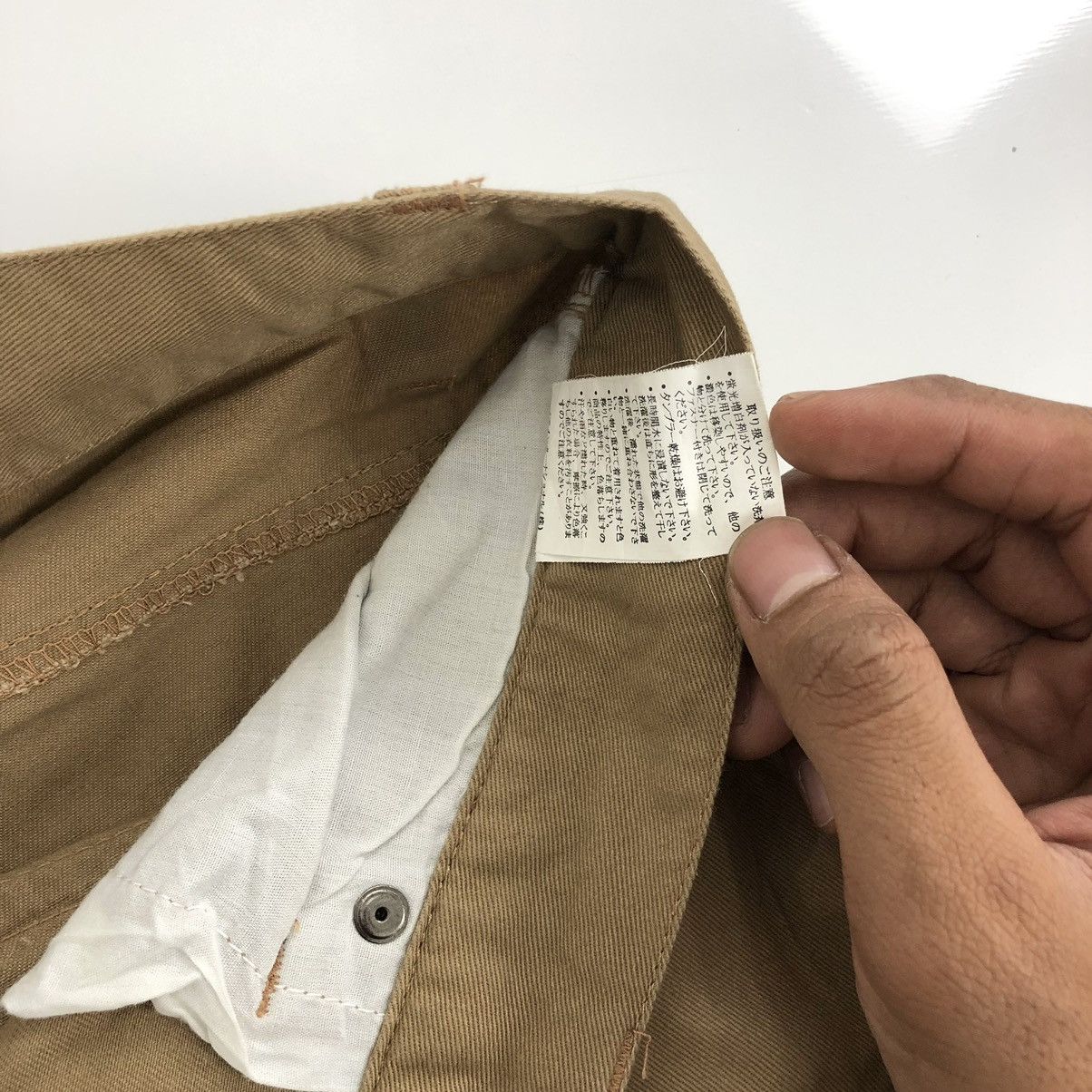 If Six Was Nine × Japanese Brand × LOWBOX Vintage Y2K Lowbox Bondage Double Knee Cargo Pants Size US 34 / EU 50 - 12 Thumbnail