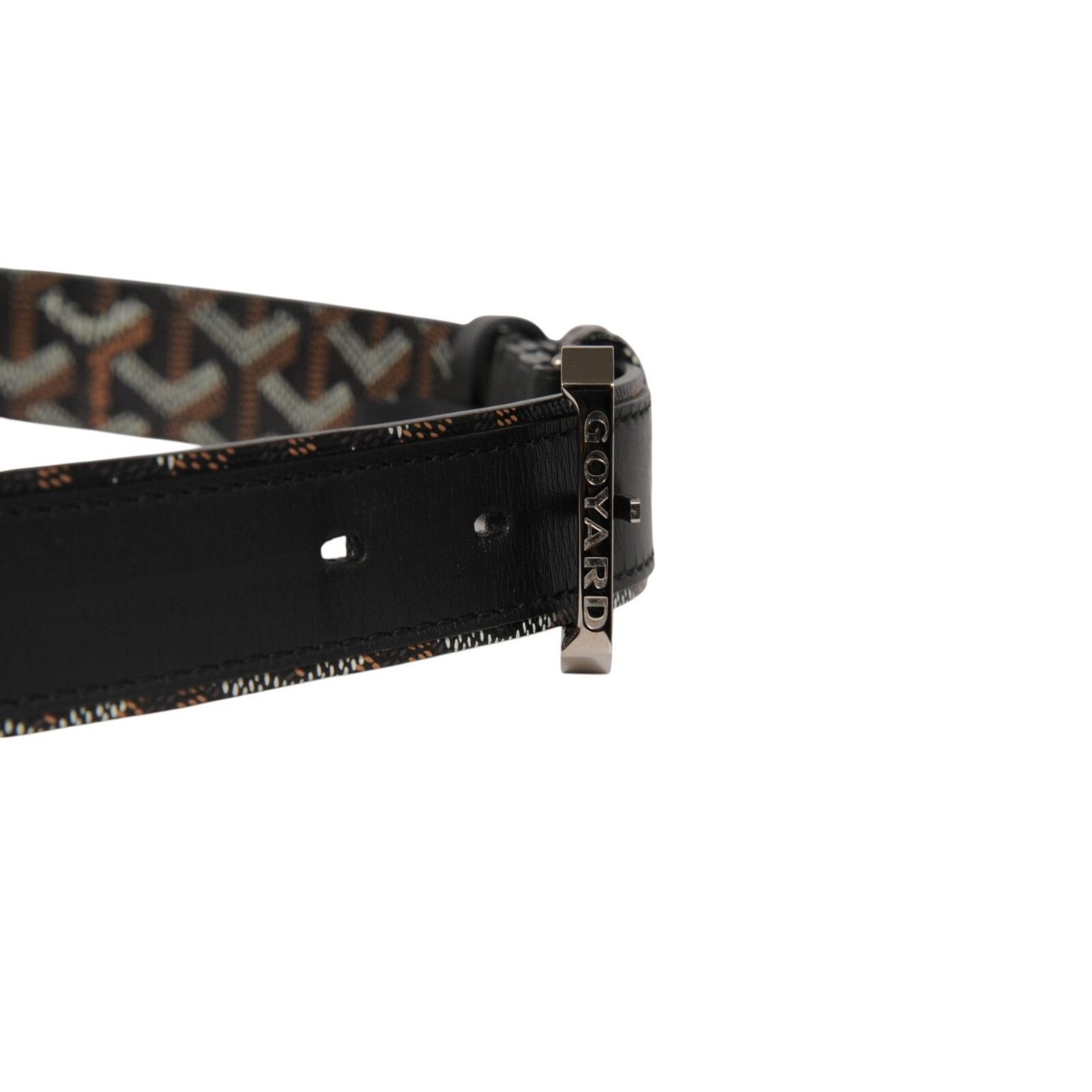 Goyard Fregate Belt Size 95 332 32 33 Black Goyardine - 02570 Size ONE SIZE - 5 Thumbnail
