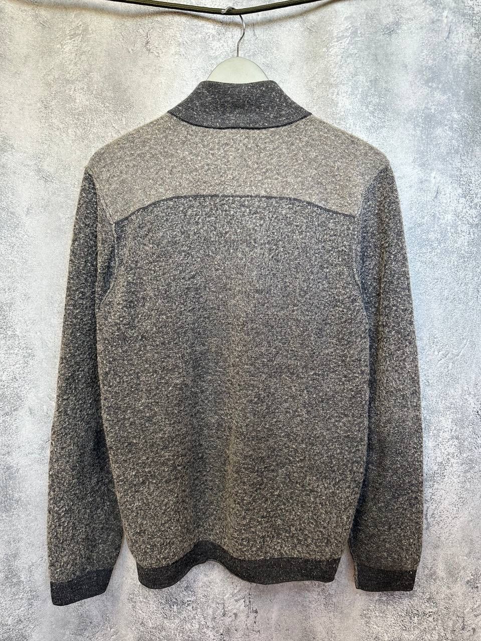 Designer Phil Petter Wool Full Double Zip Sweater Made in Austria Size US L / EU 52-54 / 3 - 3 Thumbnail