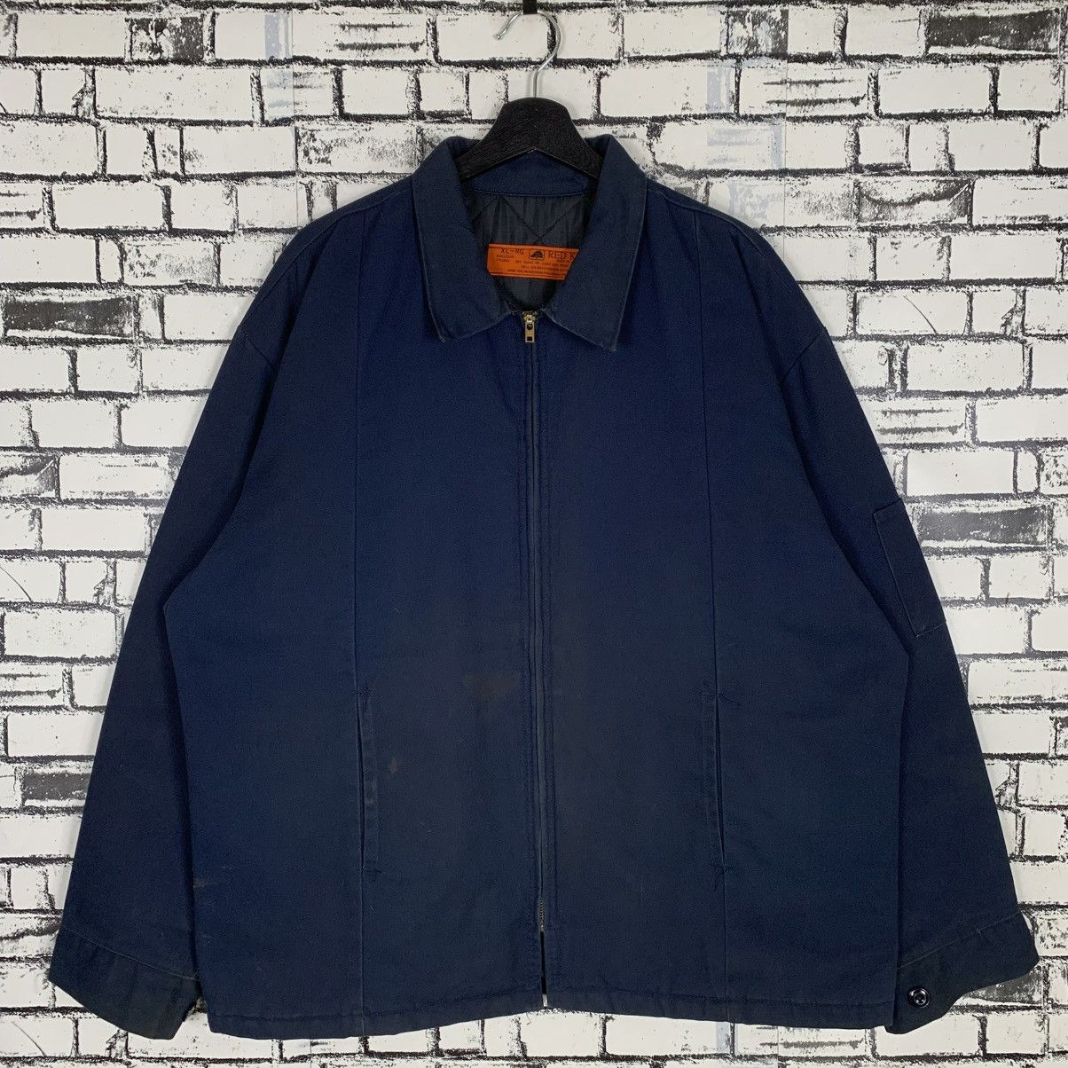 Designer × Vintage Vintage Red Cap Worker Jacket Size XL Size US XL / EU 56 / 4 - 1 Thumbnail