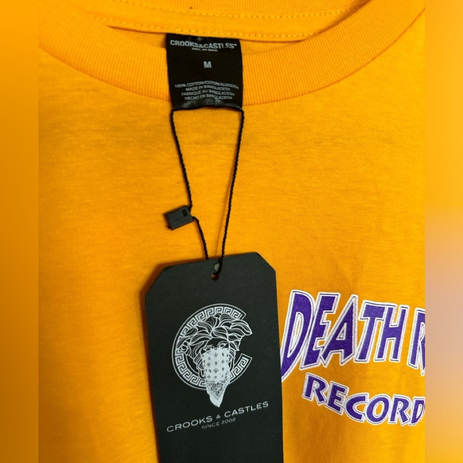 Crooks & Castles NWT Crooks & Castles x Death Row Records Logo Tee Size US M / EU 48-50 / 2 - 6 Thumbnail