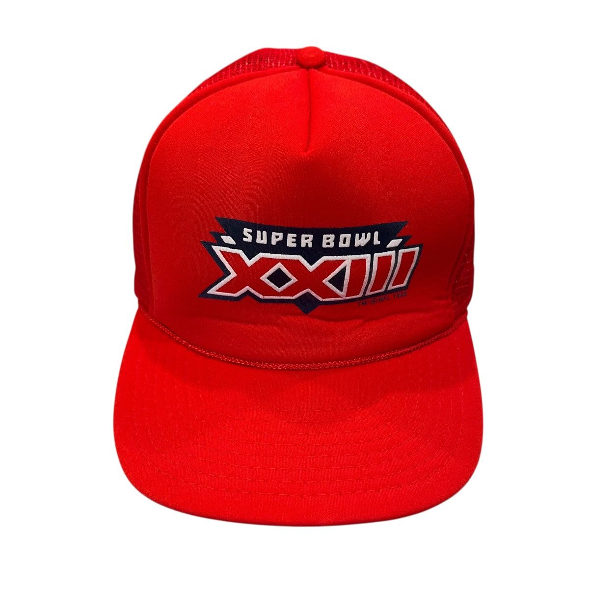 NFL Vintage 1988 Superbowl XXIII NFL trucker sports cap Size ONE SIZE - 2 Thumbnail