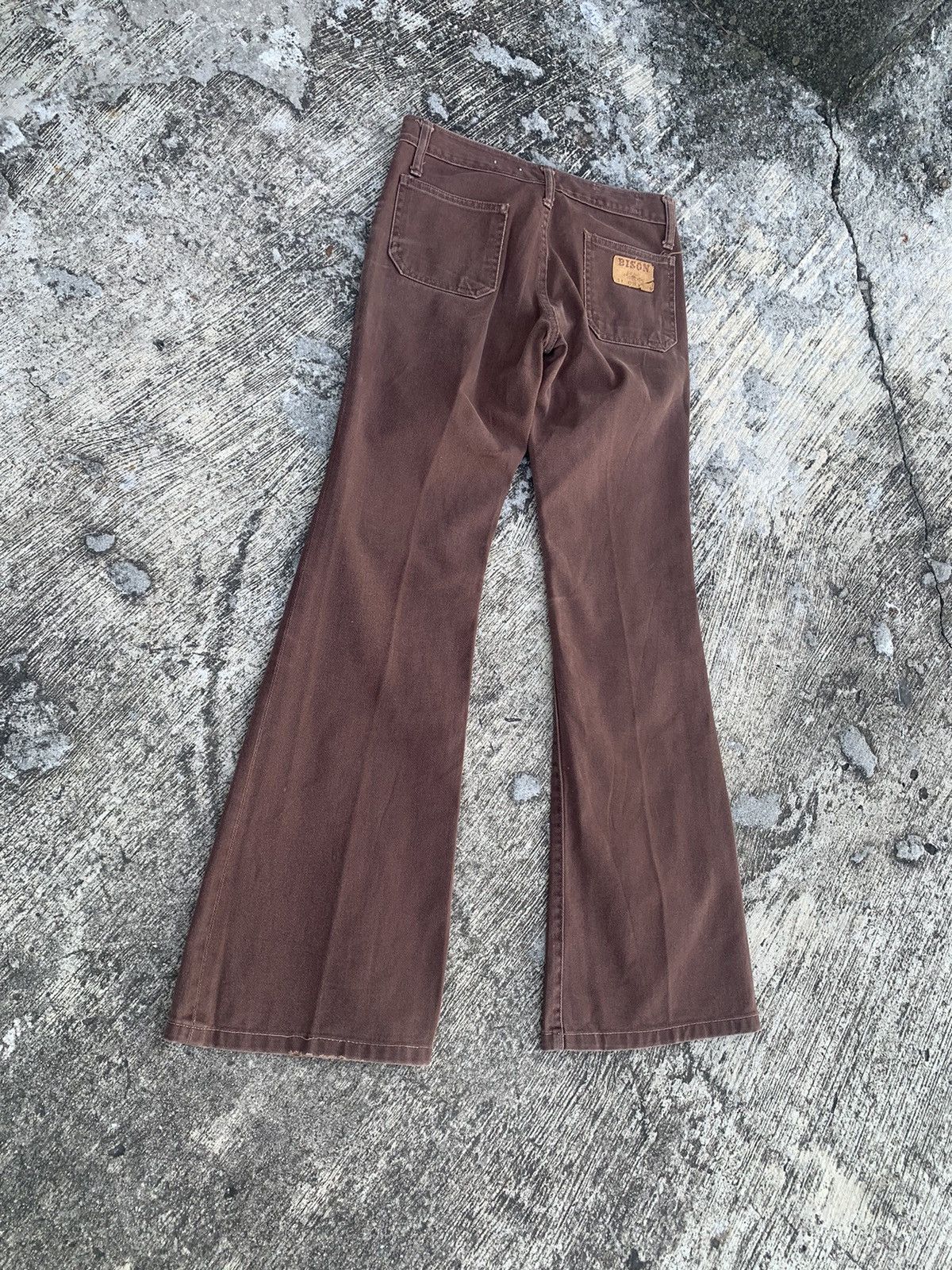 Blue Blue Japan Flare Bison western jeans brown bootcut pants Size 28" / US 6 / IT 42 - 9 Thumbnail