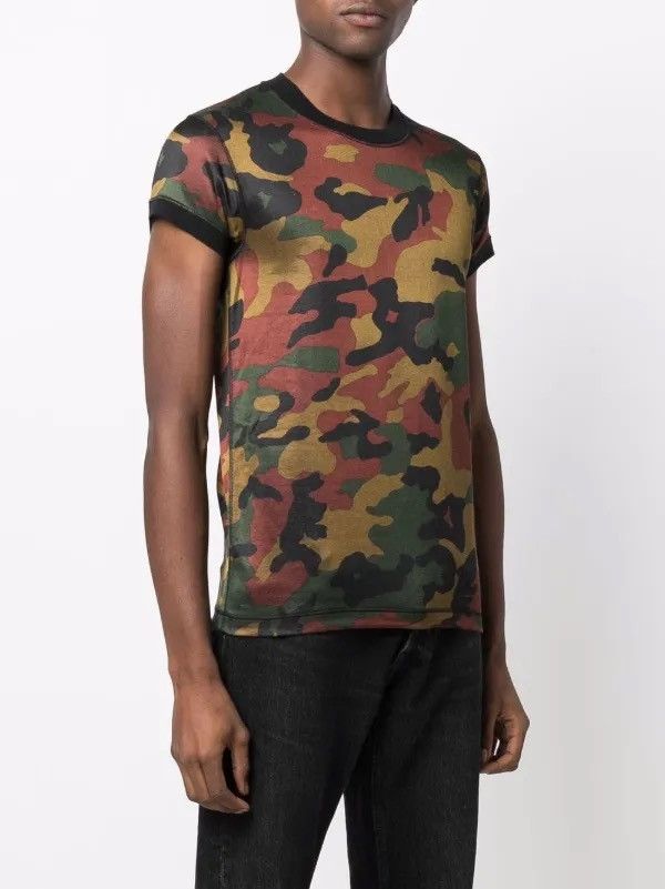 Jean Paul Gaultier JEAN PAUL GAULTIER CAMOUFLAGE PRINT TEE Size US M / EU 48-50 / 2 - 9 Thumbnail