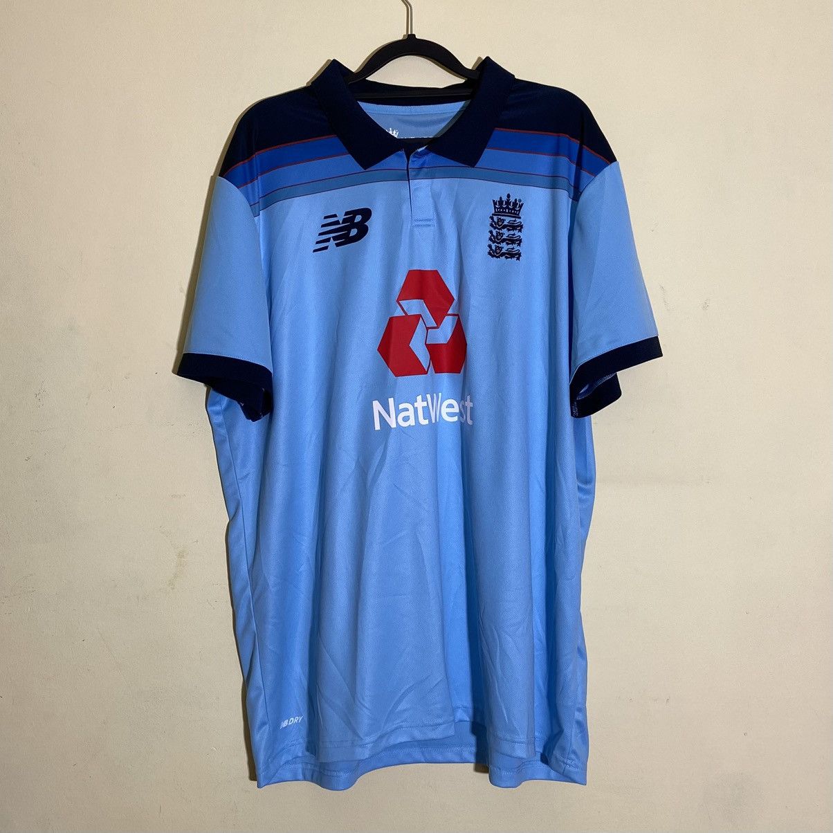 New Balance England Cricket Jersey New Balance 2XL– World Cup Style Rare Size US XL / EU 56 / 4 - 1 Thumbnail