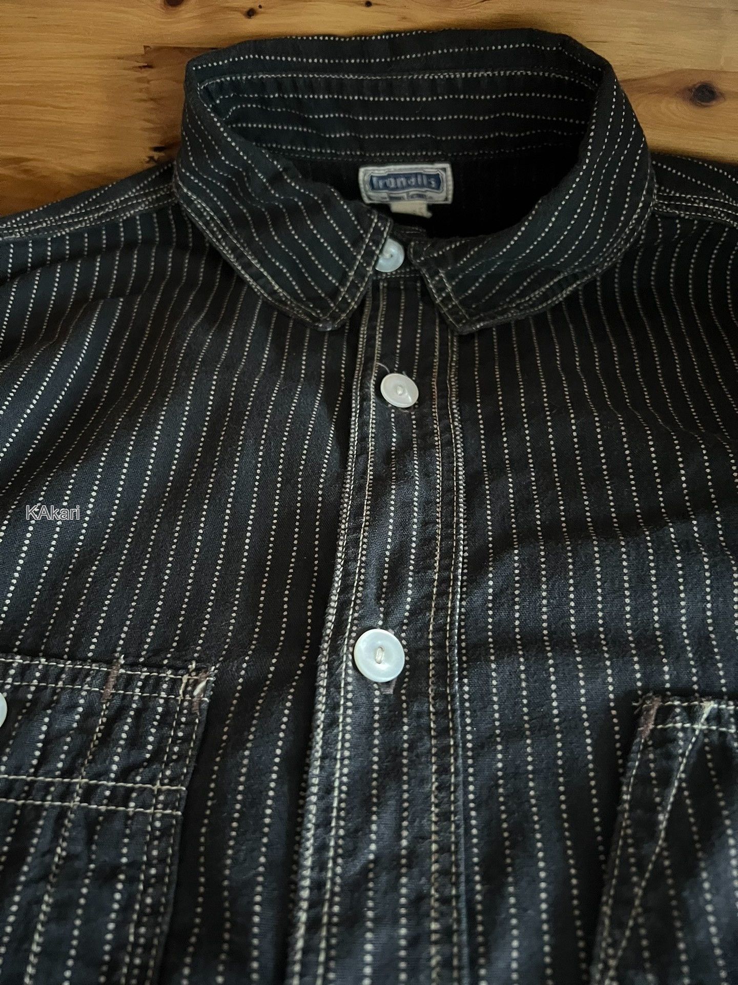 Freewheelers Freewheelers Black Wabash Work Shirt Size US M / EU 48-50 / 2 - 9 Thumbnail