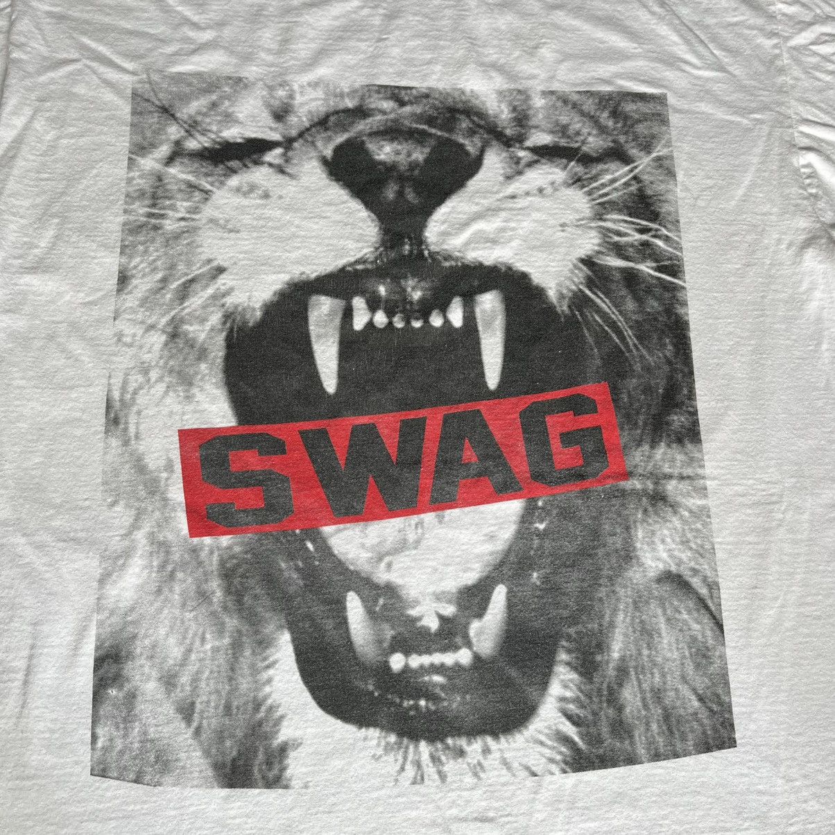 Other × Vintage Vintage 2000s 2 Monkeys Lion Tiger Swag Graphic Box Logo Tee Size US XXL / EU 58 / 5 - 2 Thumbnail