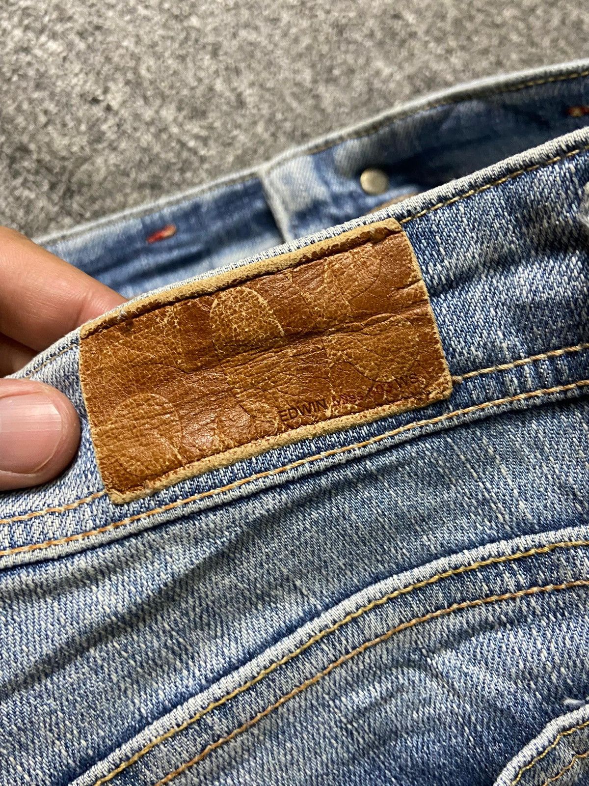 Edwin × Japanese Brand × Vintage Vintage EDWIN 503 Slim Cut Denim Jeans (131) Size US 28 / EU 44 - 4 Thumbnail