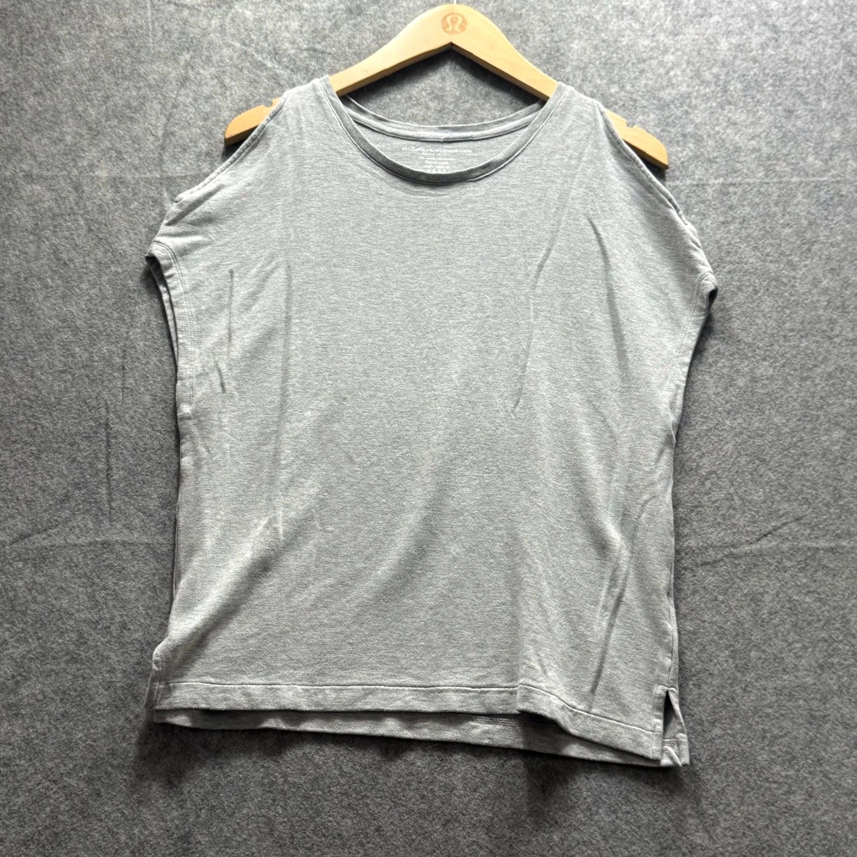 MAJESTIC FILATURES Majestic Filatures Tank Top Womens 3 Gray Crew Neck Soft Touch Jersey Stretch Size XS / US 0-2 / IT 36-38 - 2 Thumbnail