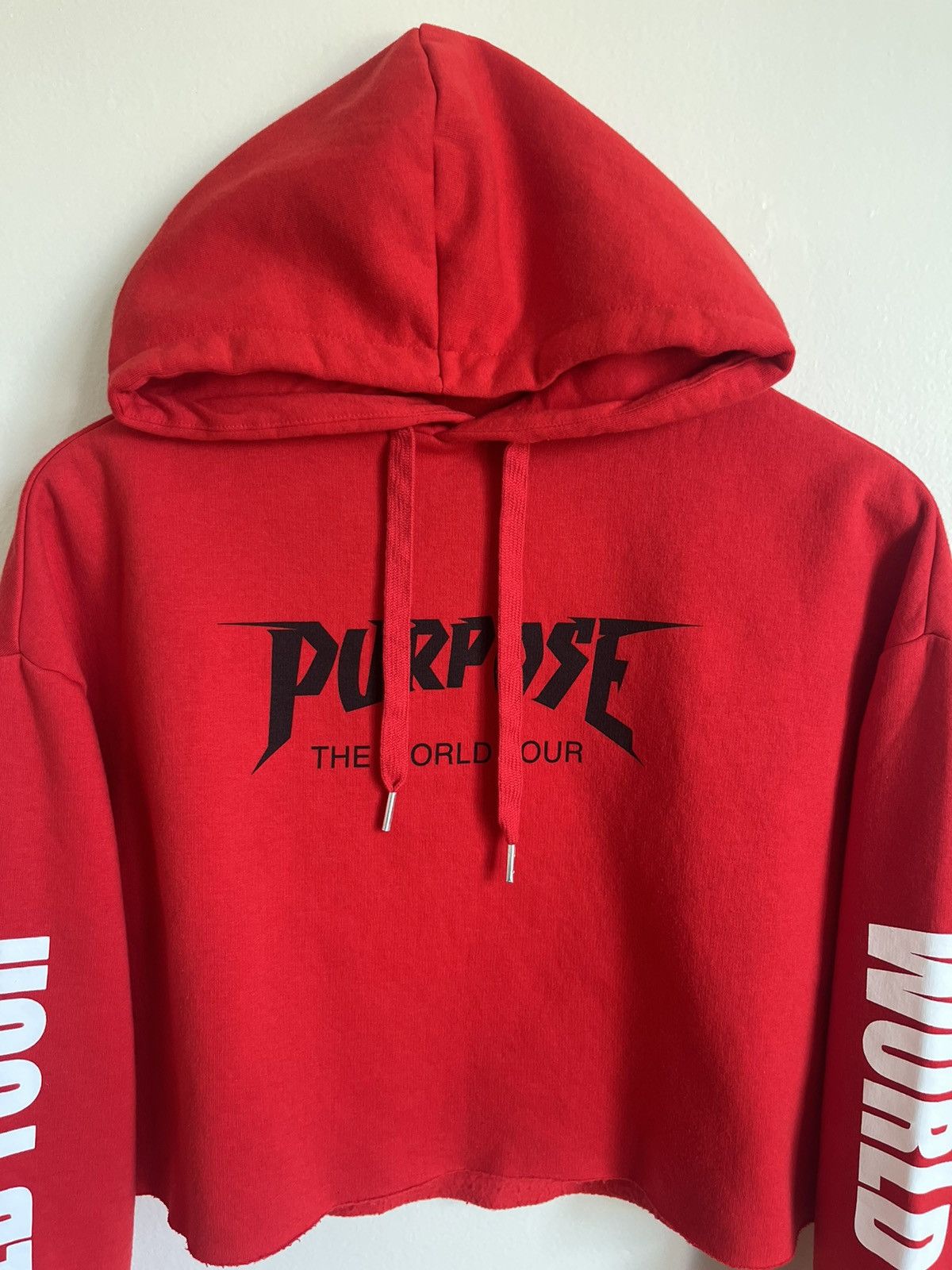 Justin Bieber × Rap Tees × Vintage Vintage Y2K H&M X Justin Bieber World Tour Hoodie Size S / US 4 / IT 40 - 3 Thumbnail
