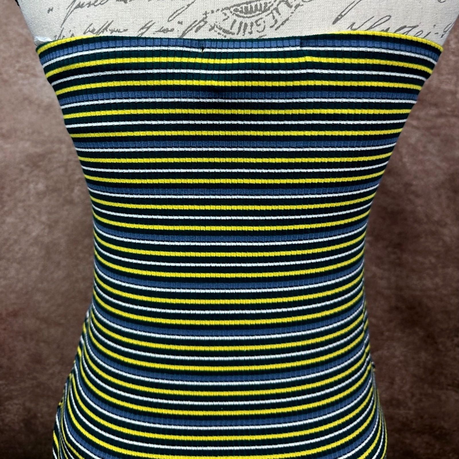 Other Olivaceous Striped Tube Top - Yellow/Green/Blue/White size M Size M / US 6-8 / IT 42-44 - 11 Thumbnail