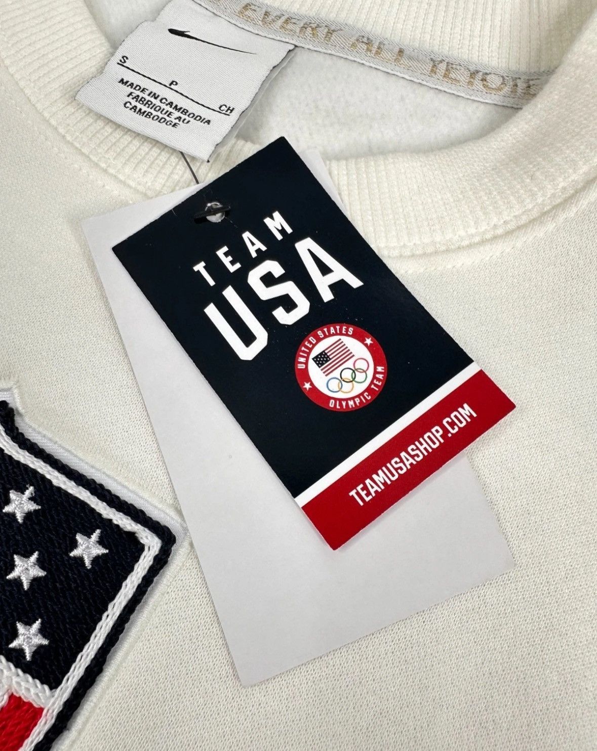 Nike Nike x Team USA Phoenix Fleece Women's Sweatshirt FN0982-133 Size S / US 4 / IT 40 - 4 Thumbnail