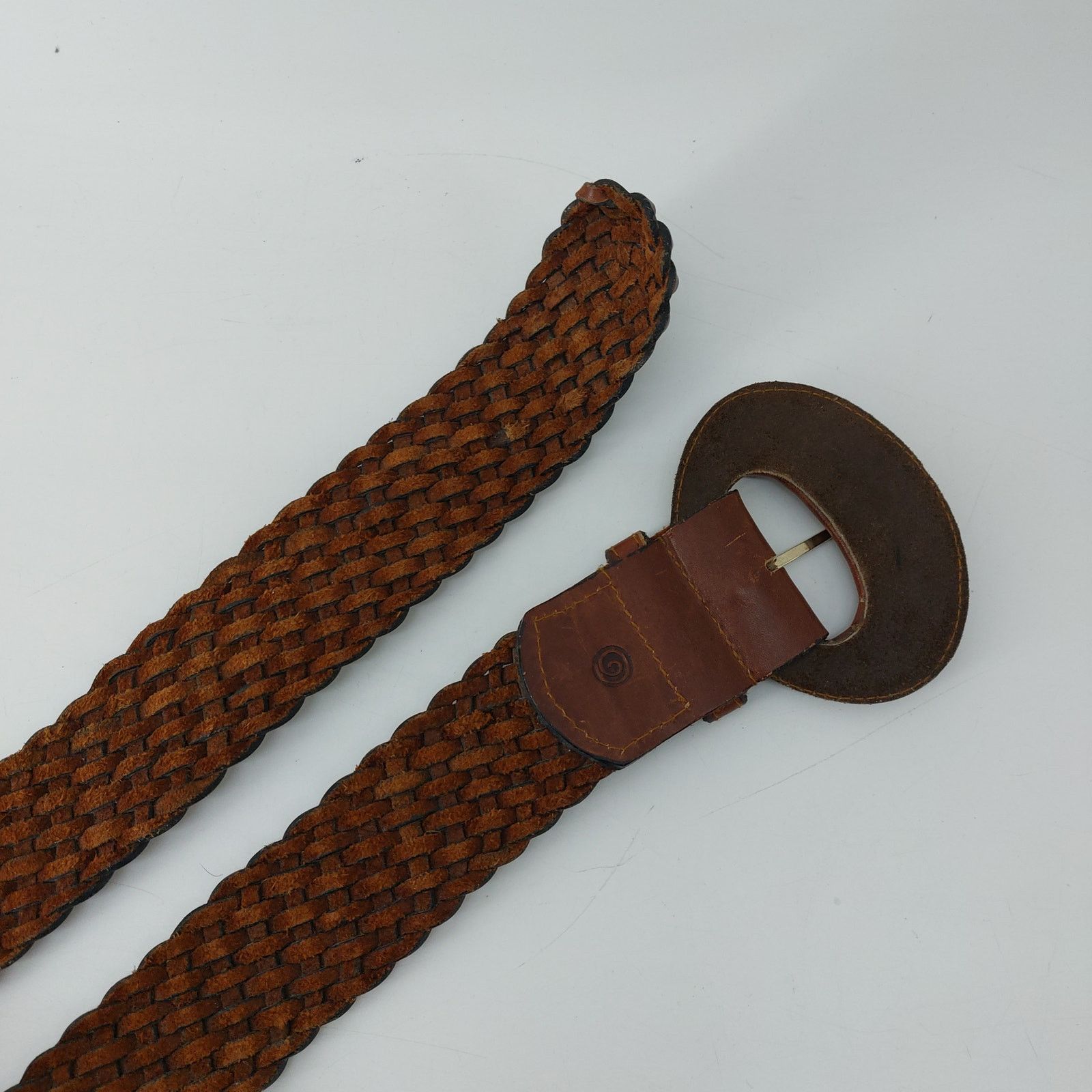 Other Women's Boho Braided Brown Leather Belt Sz S/M Size ONE SIZE - 6 Thumbnail