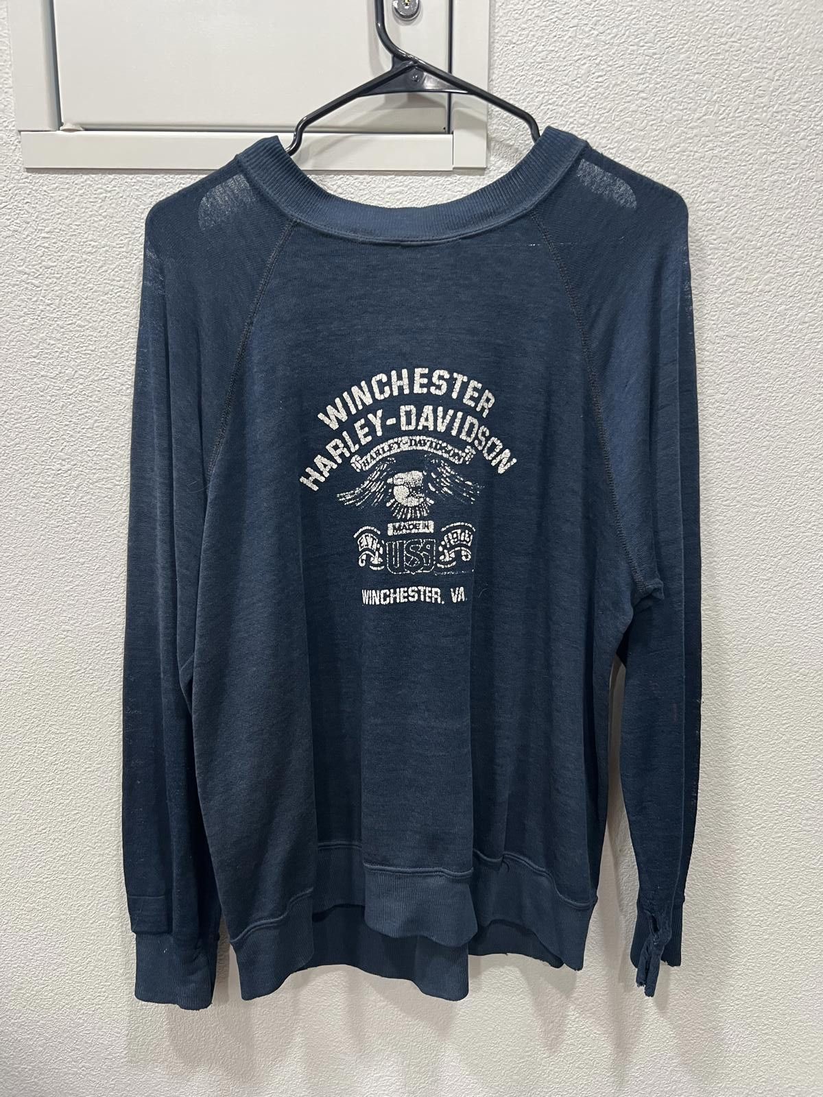 Harley Davidson 80s Harley Davidson Paper Thin Sweat Size US M / EU 48-50 / 2 - 4 Thumbnail