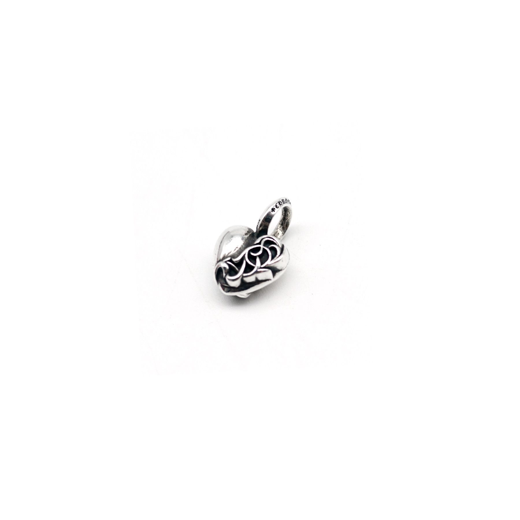 Chrome Hearts Chrome Hearts Silver Vine Heart Charm Pendant Size ONE SIZE - 4 Thumbnail
