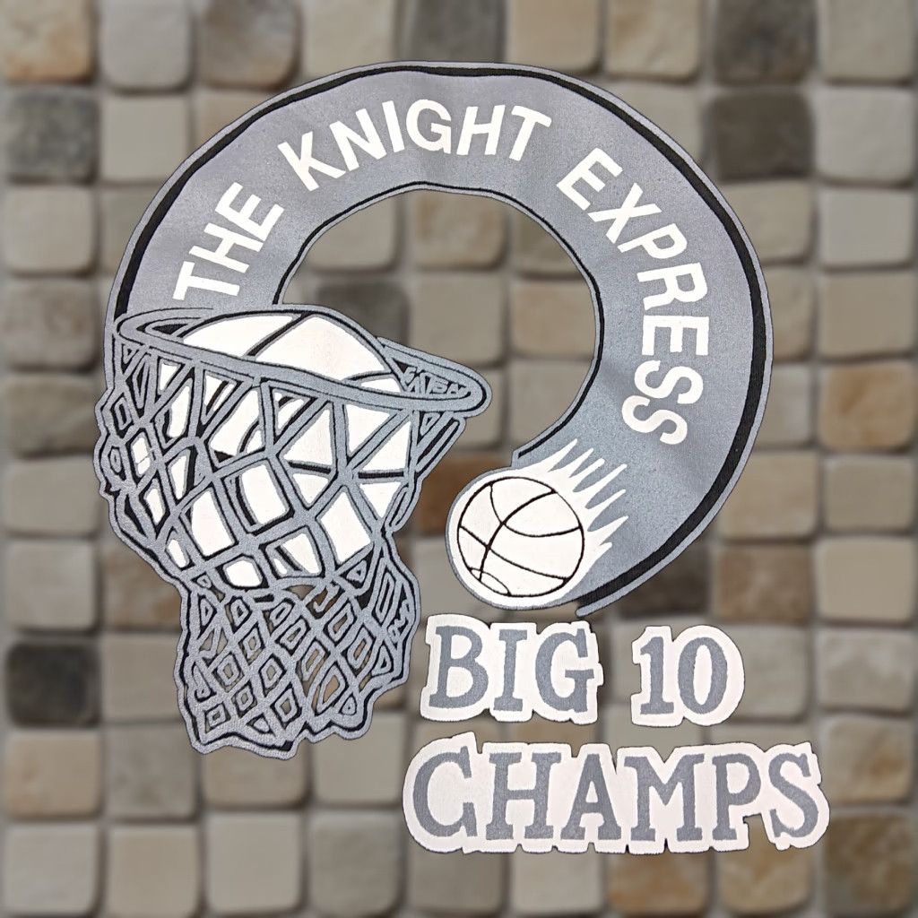 Russell Athletic VINTAGE Russell Athletic The Knight Express Basketball Big Ten Champs Shirt L Black Men’s Shirt L Russell Athletic Mens Vintage Basketball Theme 90s Size US L / EU 52-54 / 3 - 1 Thumbnail
