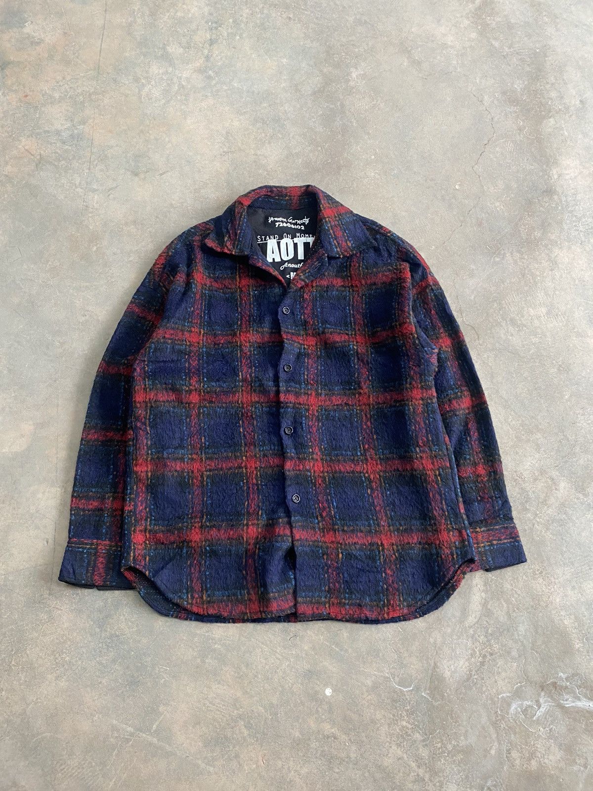 Japanese Brand × Vintage 72606102 GARMENTS MOHAIR SHIRT LS STREETWEAR Size US M / EU 48-50 / 2 - 3 Thumbnail