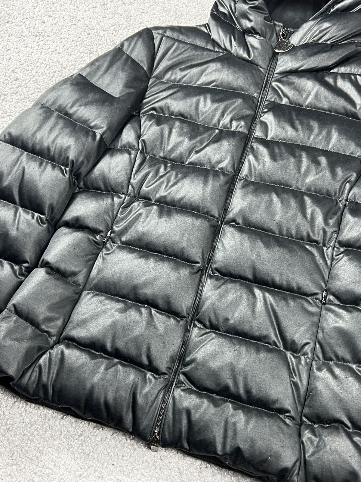 Moncler Moncler Black Jersey Down Jacket Size 2 Size M / US 6-8 / IT 42-44 - 2 Thumbnail