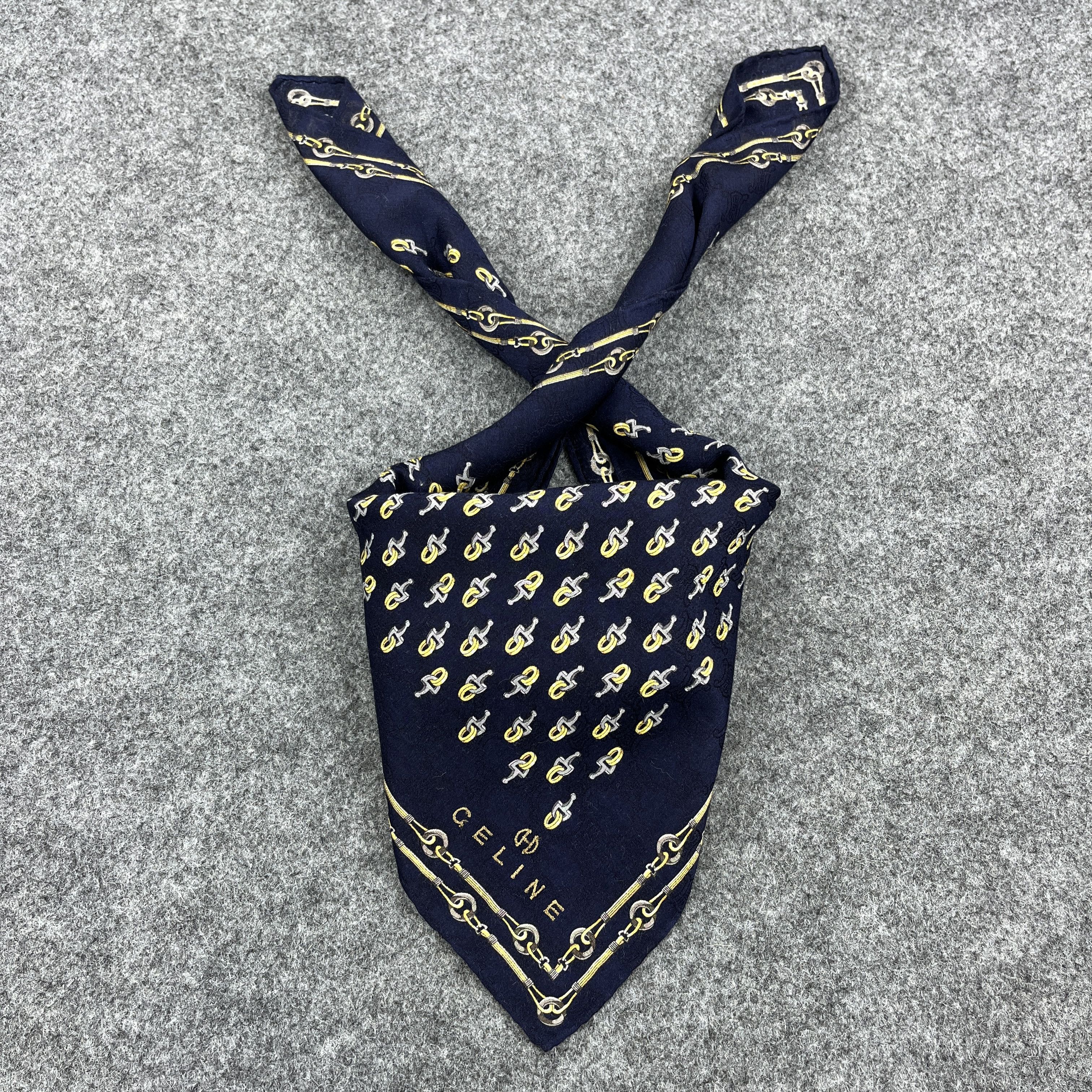 Vintage Celine Handkerchief / Bandana / Neckerchief B1527 Size ONE SIZE - 6 Thumbnail