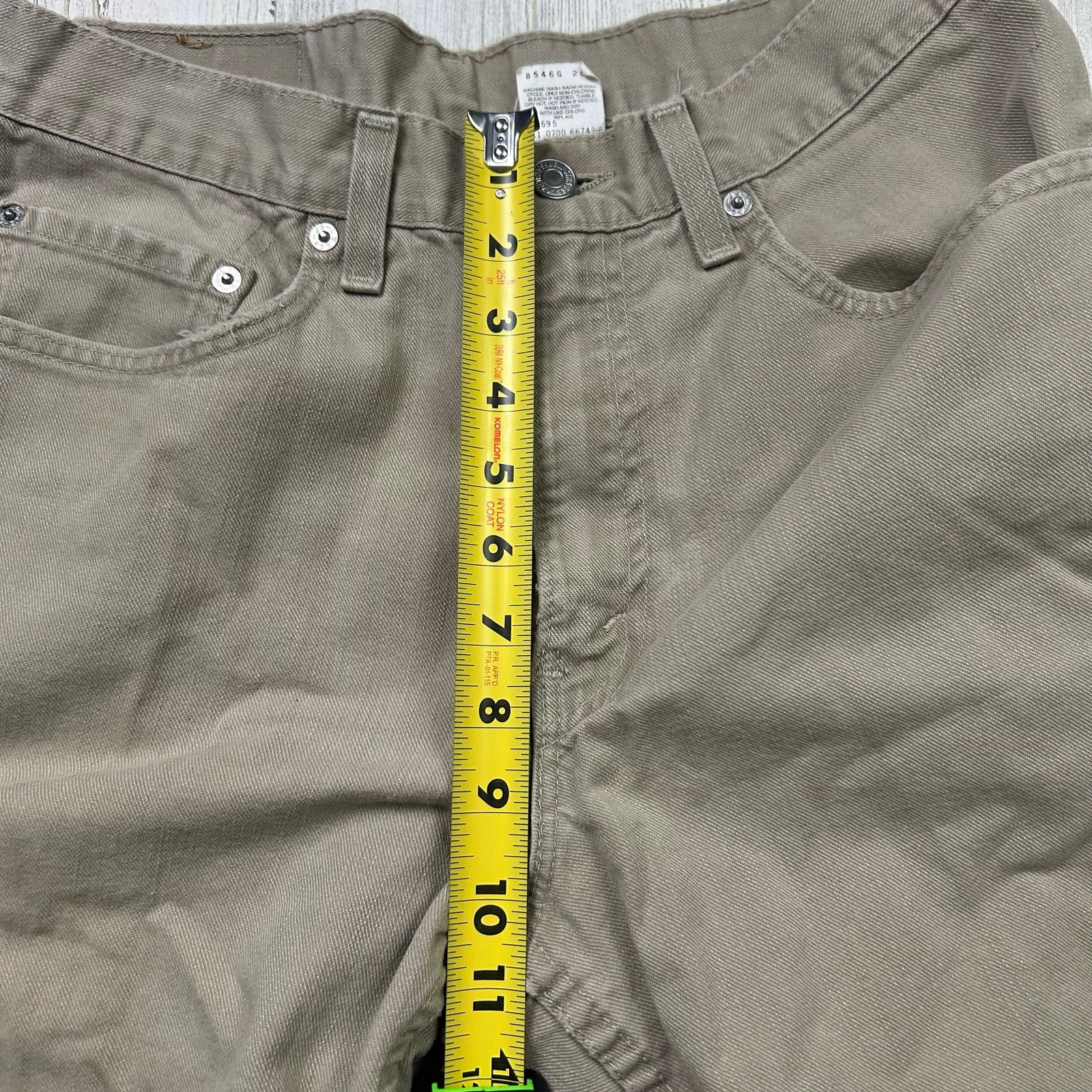 Levi's × Vintage Vintage 1990s 550 Relaxed Straight Leg Levi Khaki Jeans Size US 33 - 13 Thumbnail