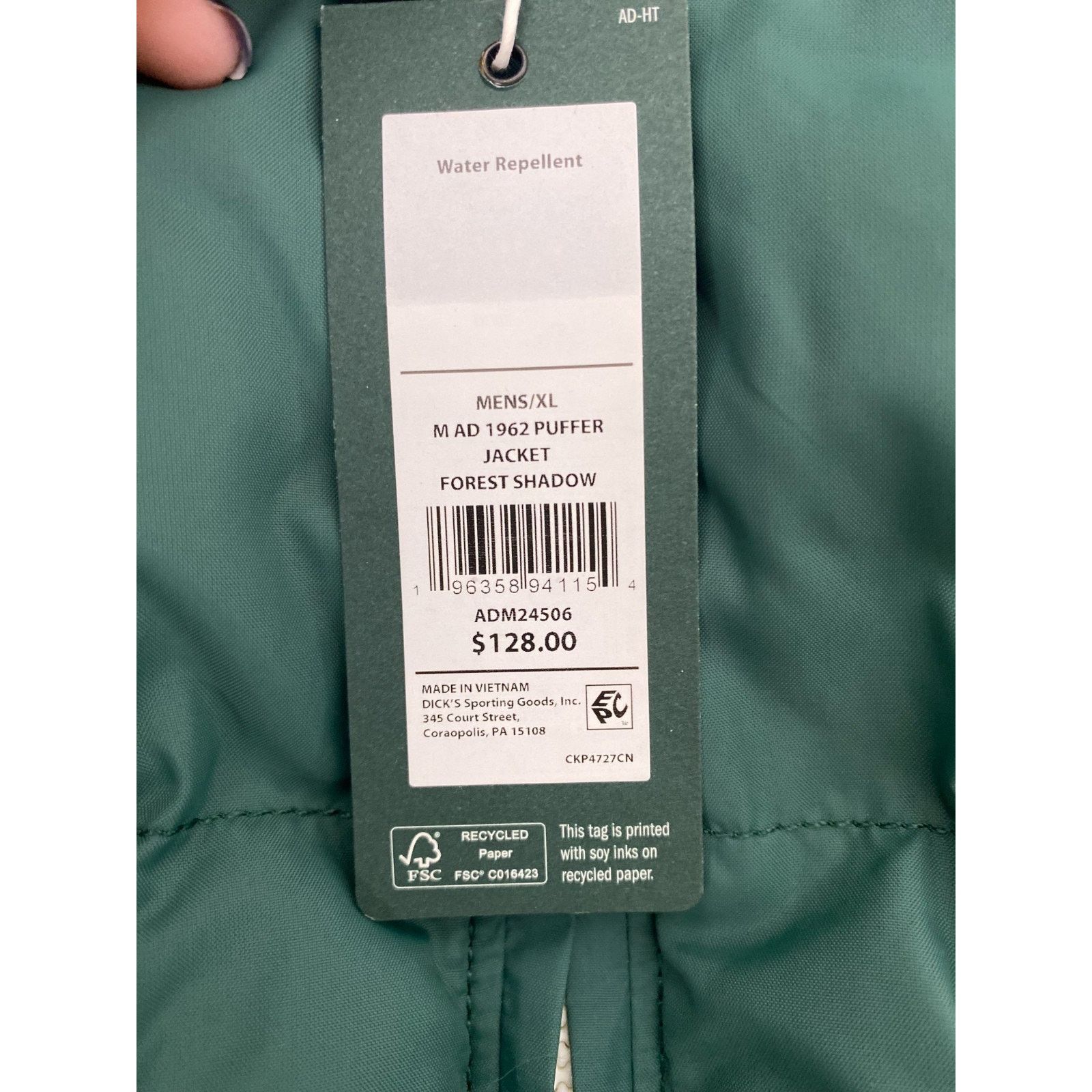 Other Alpine Design 1962 Puffer Jacket Mens XL Water Repellent NWT Size US XL / EU 56 / 4 - 15 Thumbnail