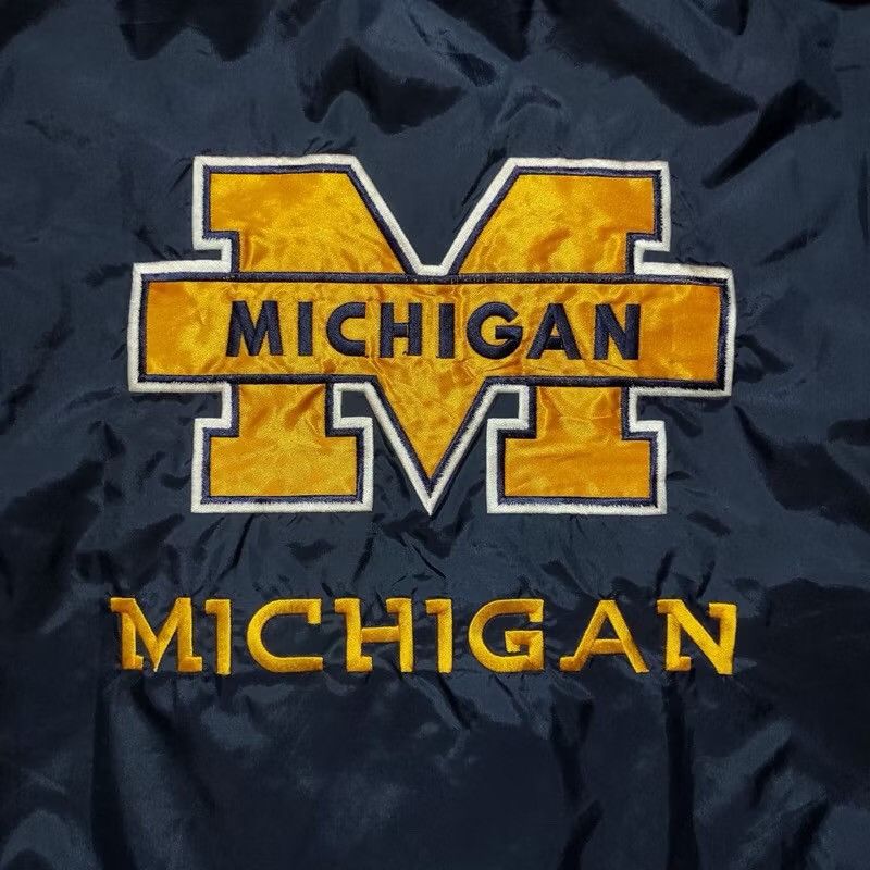 Starter × Vintage Vintage 90s Starter Michigan Spellout Jacket Size US M / EU 48-50 / 2 - 3 Thumbnail