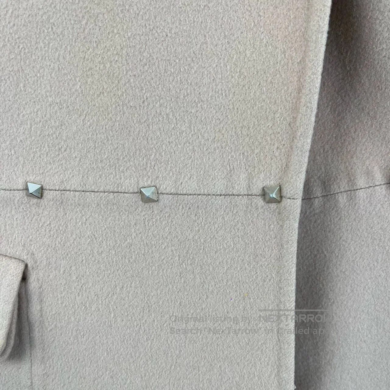 Valentino Valentino Pink Rivet Wool Coat. Size M / US 6-8 / IT 42-44 - 5 Thumbnail
