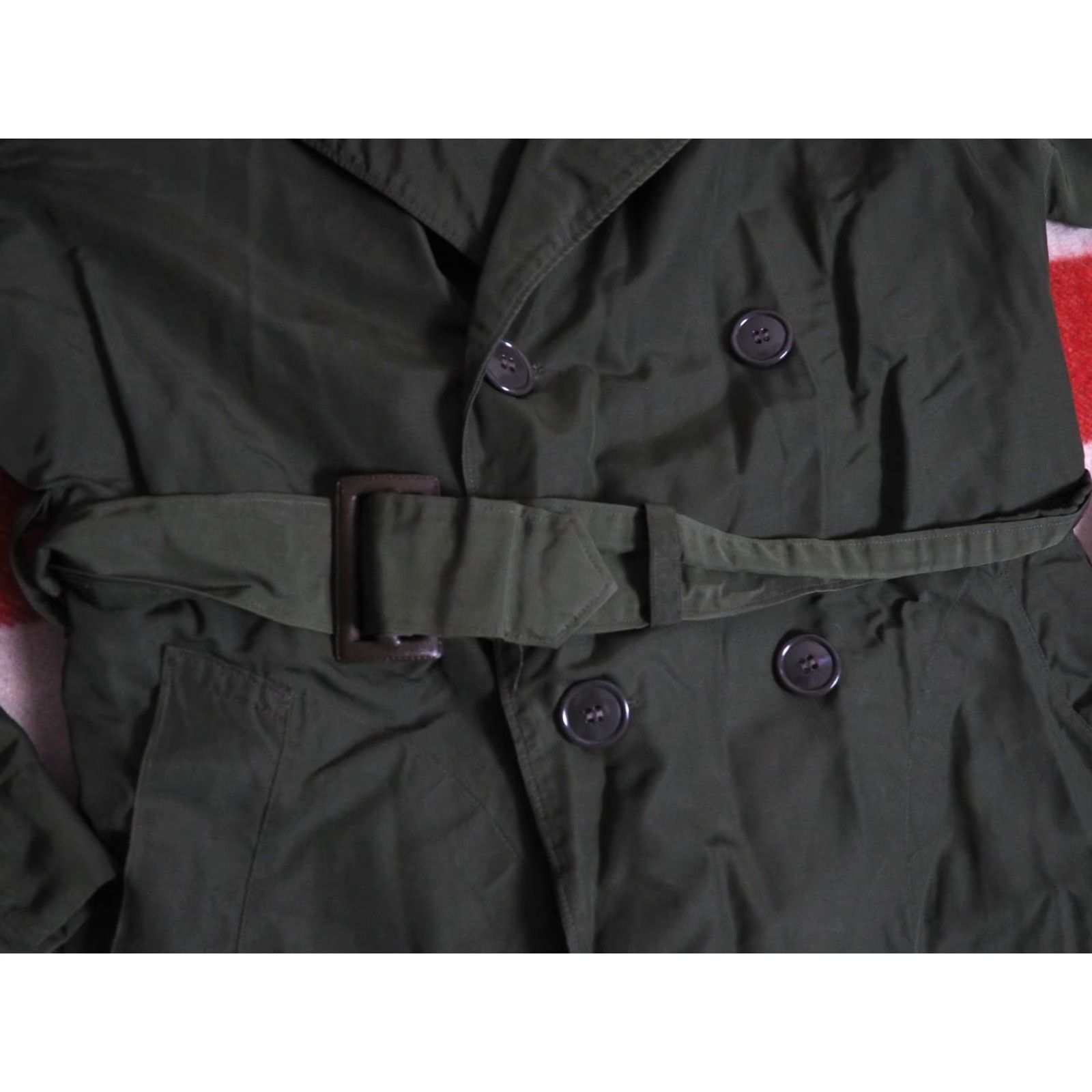 Olive VTG 50s USMC Army Military OG Olive Green M-1950 Korea War Raincoat Mens 36R Shirt? Size US S / EU 44-46 / 1 - 4 Thumbnail