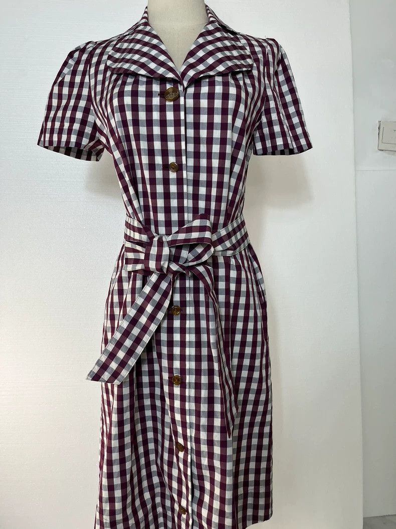 Vivienne Westwood Vivienne Westwood A burgundy dress Size M / US 6-8 / IT 42-44 - 1 Thumbnail
