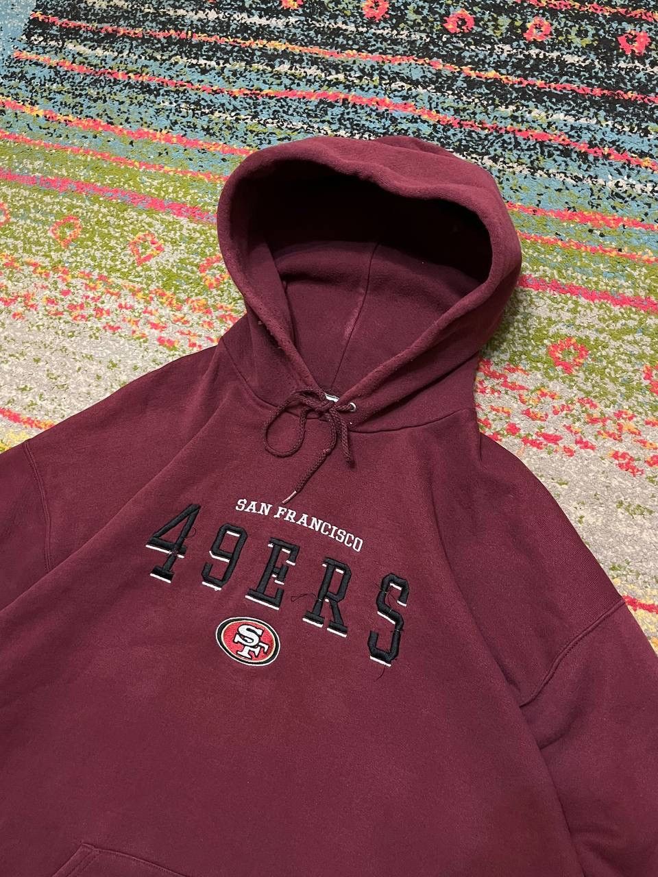NFL Vintage San Francisco 49ers Lee Boxy Hoodie Y2K L Size US L / EU 52-54 / 3 - 3 Thumbnail