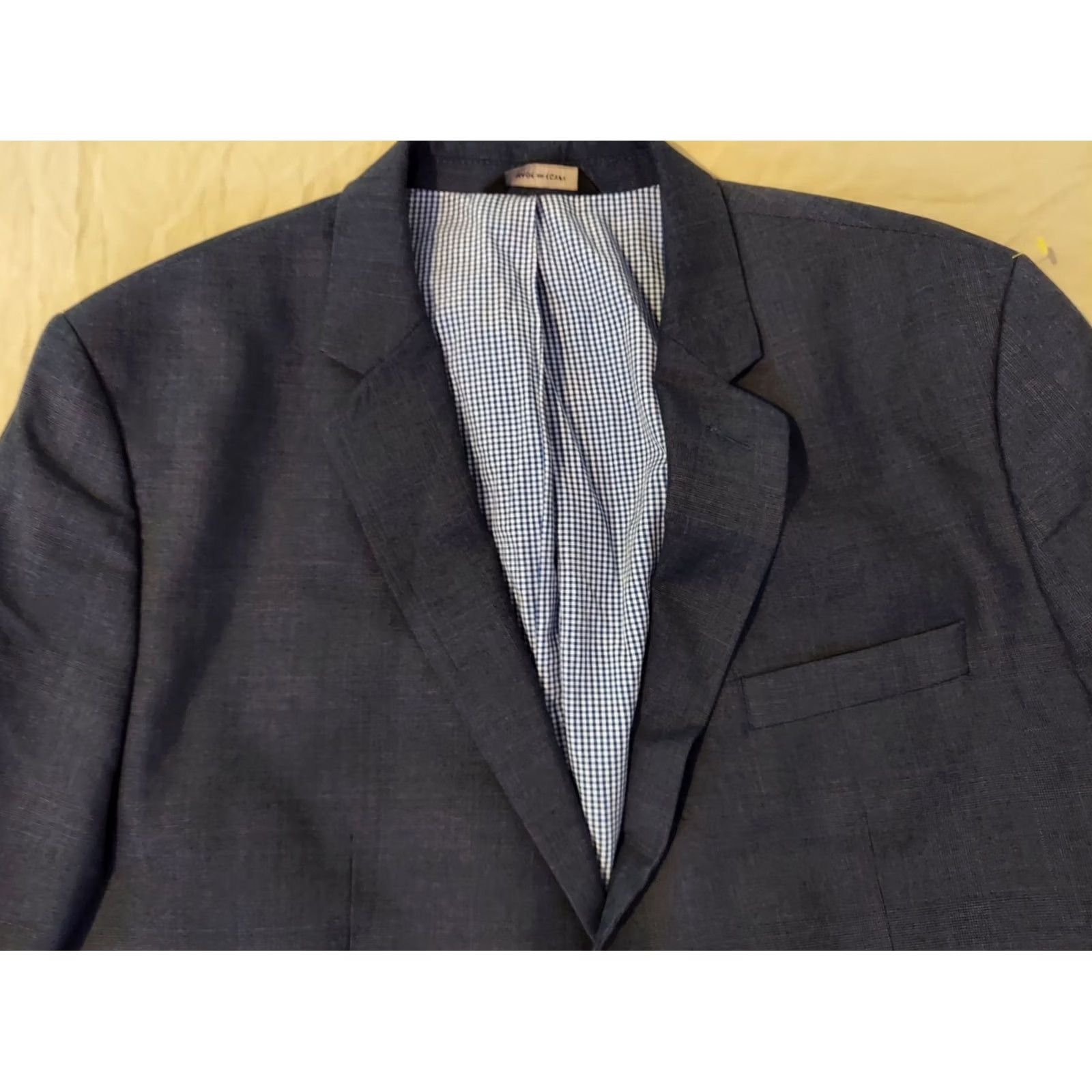 Banana Republic Mens Banana Republic Blue Slim Tailored Jacket Blazer 46R Size 46R - 3 Thumbnail