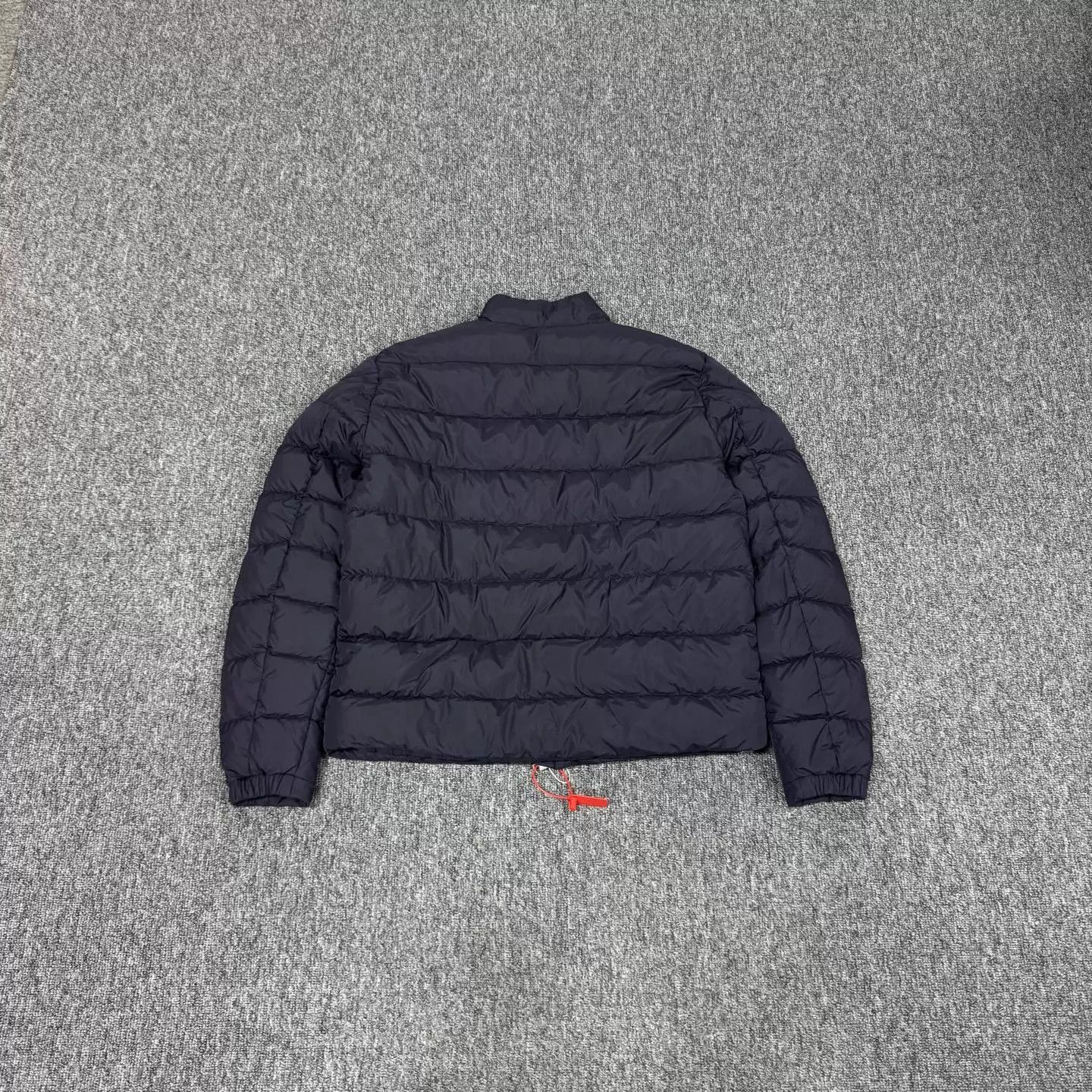 Moncler Moncler Navy Clear Panel Logo Stand Collar Puffer Size 2 Size US M / EU 48-50 / 2 - 2 Thumbnail