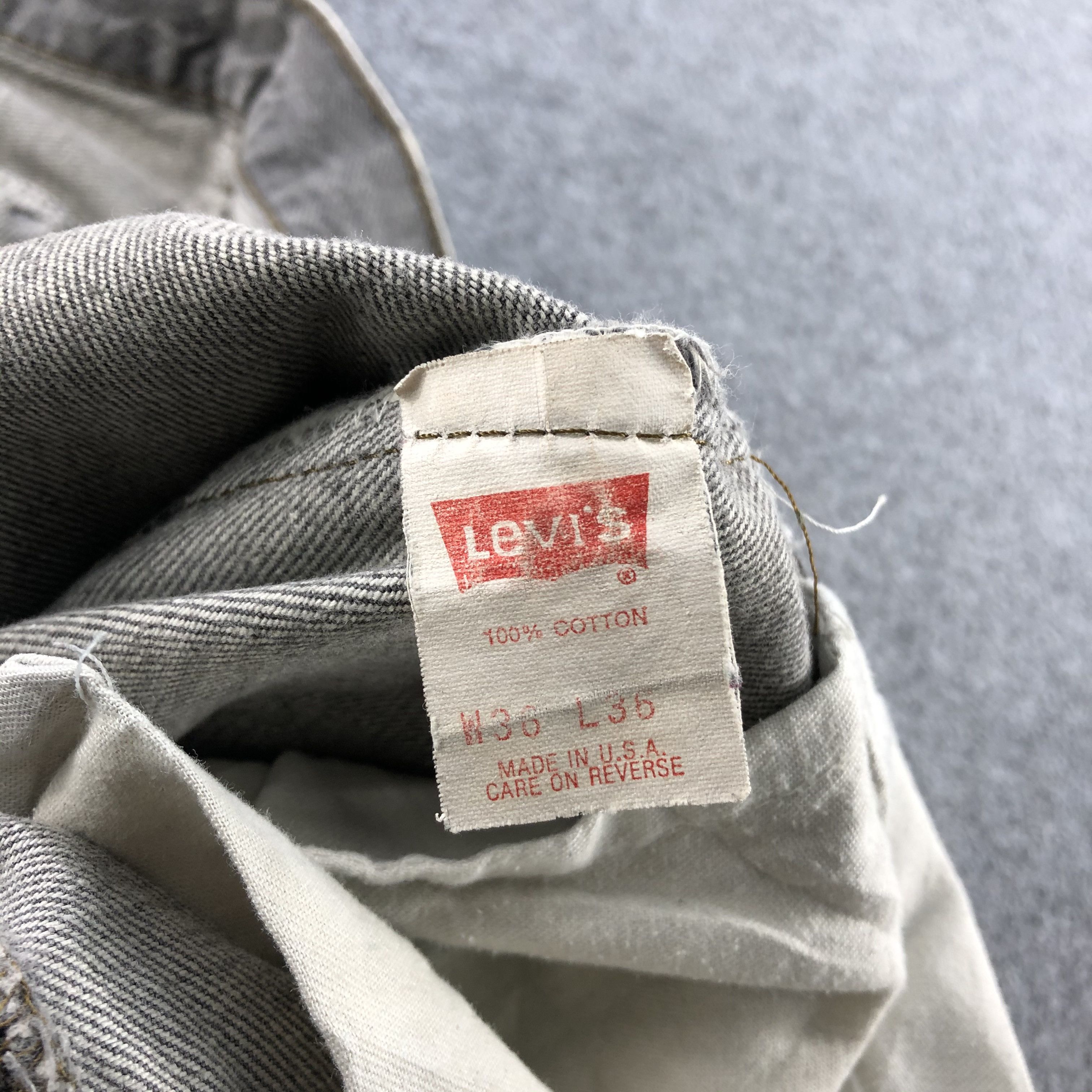 Levi's Vintage 90s Levis 501 Earth Tone Jeans-JM1597 Size US 36 / EU 52 - 12 Thumbnail