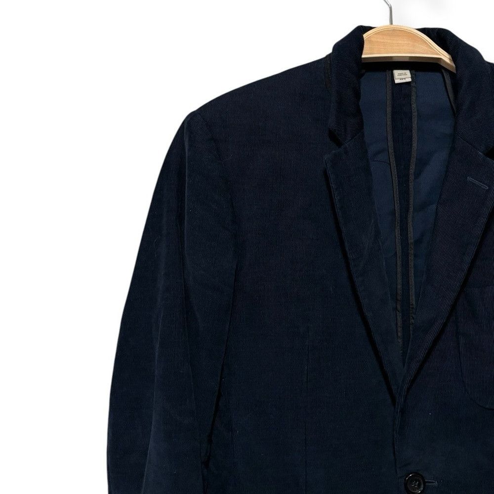 Burberry Burberry Men's Corduroy Navy Blue Blazer Jacket Size 44R Size 44R - 3 Thumbnail