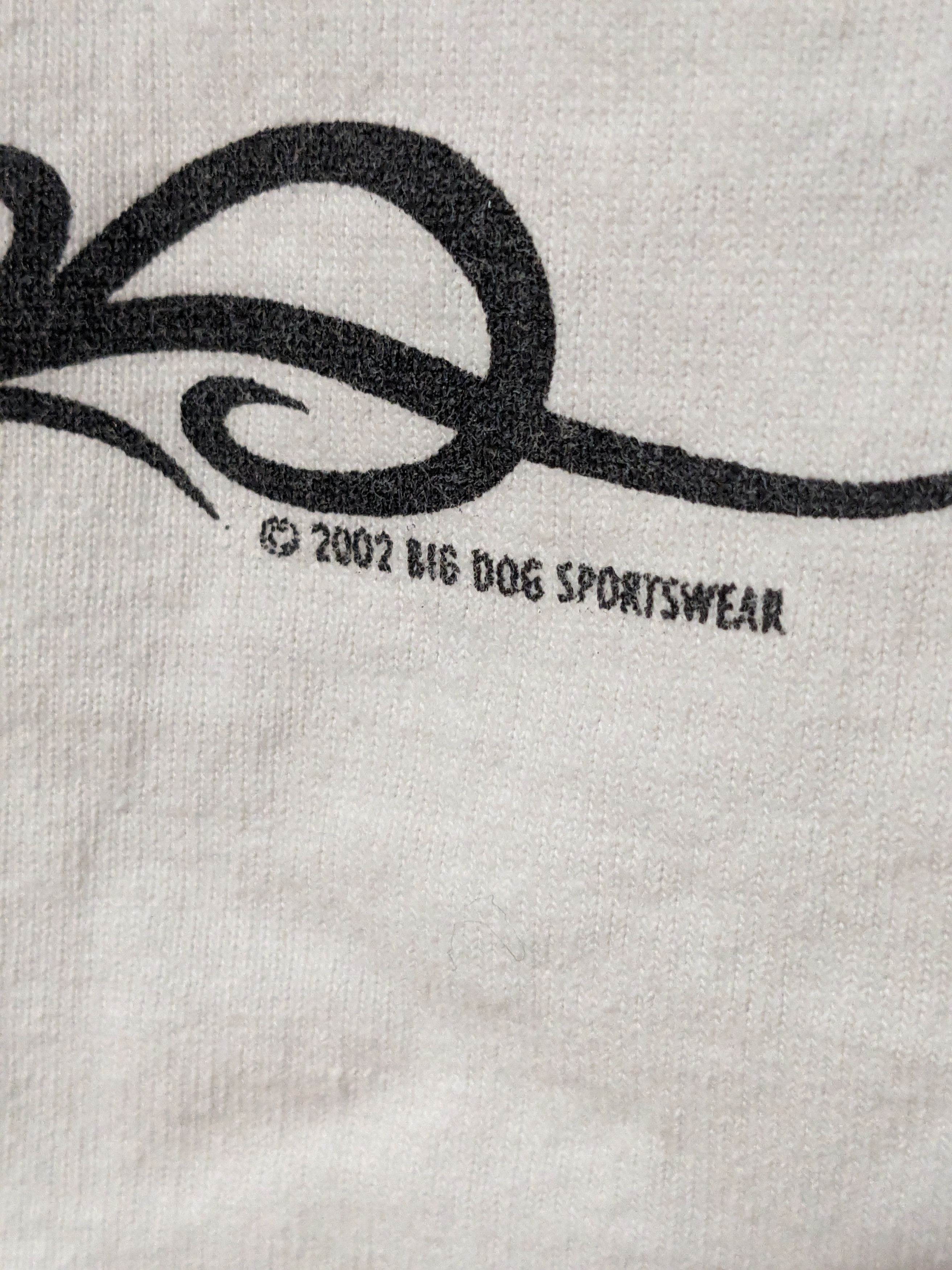 Big Dogs × Vintage Vintage 2002 Big Dog Attitude White Medium T-Shirt Size US M / EU 48-50 / 2 - 9 Thumbnail