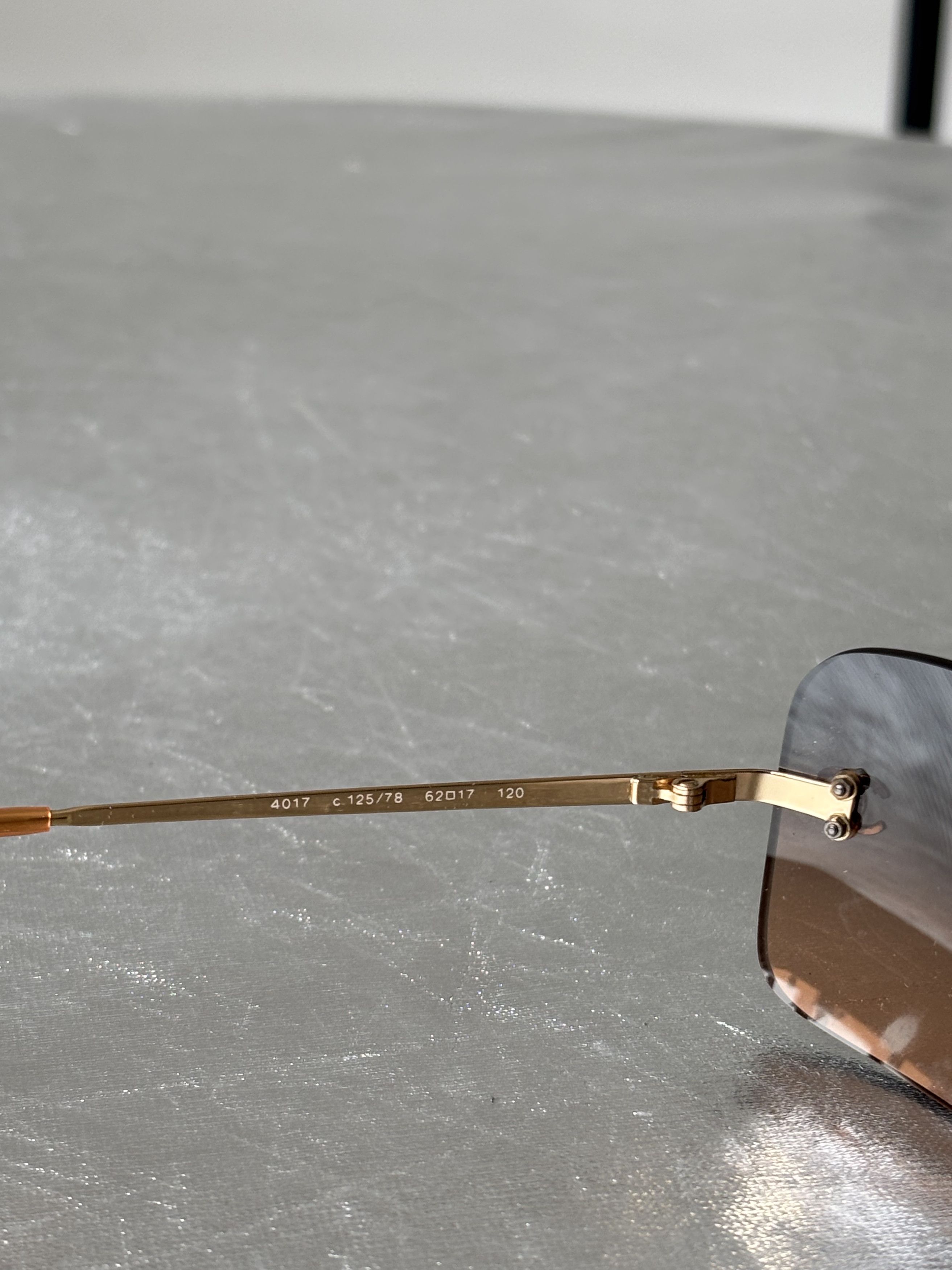 Chanel CHANEL Sunglasses 4017 Rimless Rhinestones Vintage Size ONE SIZE - 6 Thumbnail