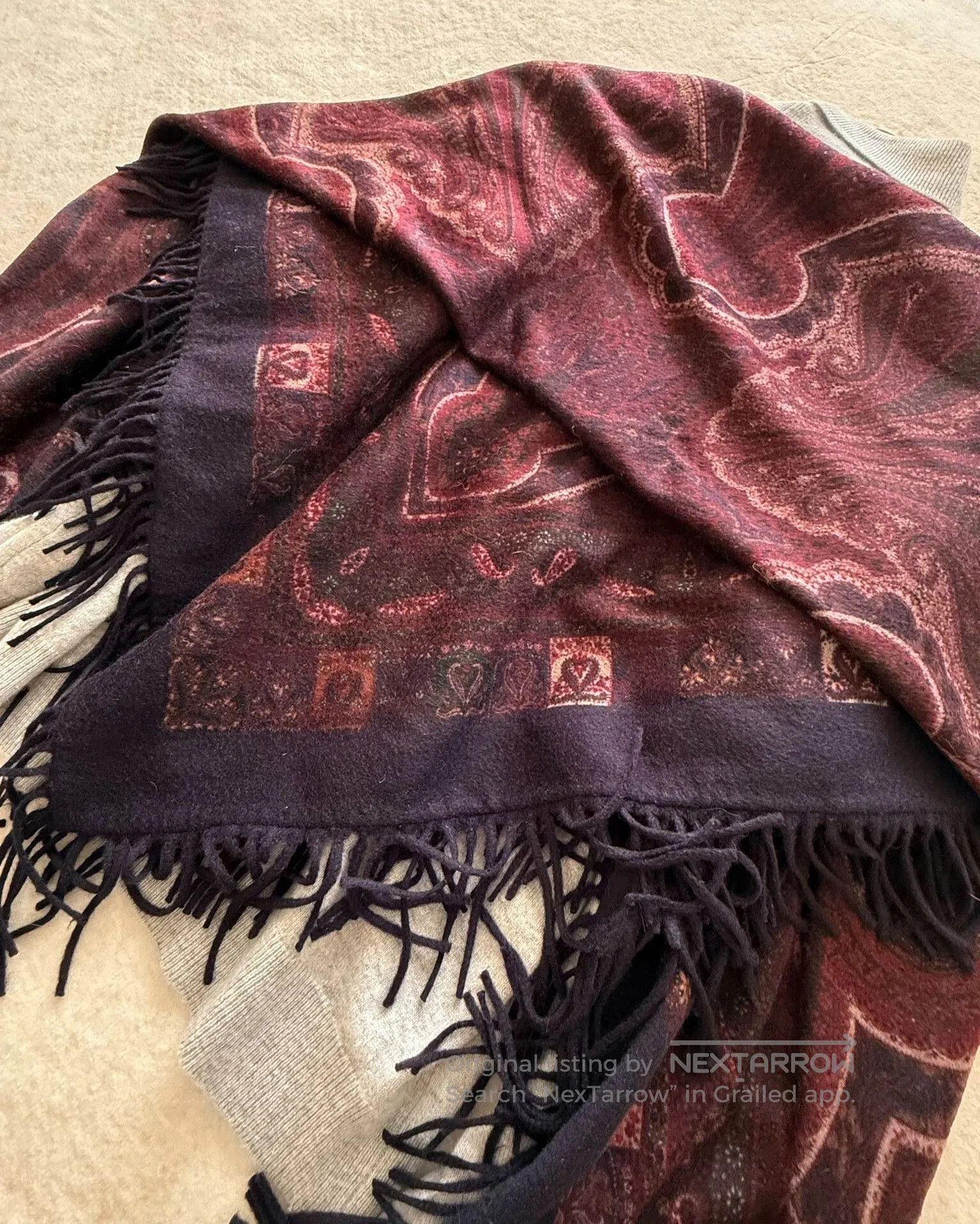 Loro Piana Loro Piana Paisley Cashmere Shawl. Size ONE SIZE - 5 Thumbnail